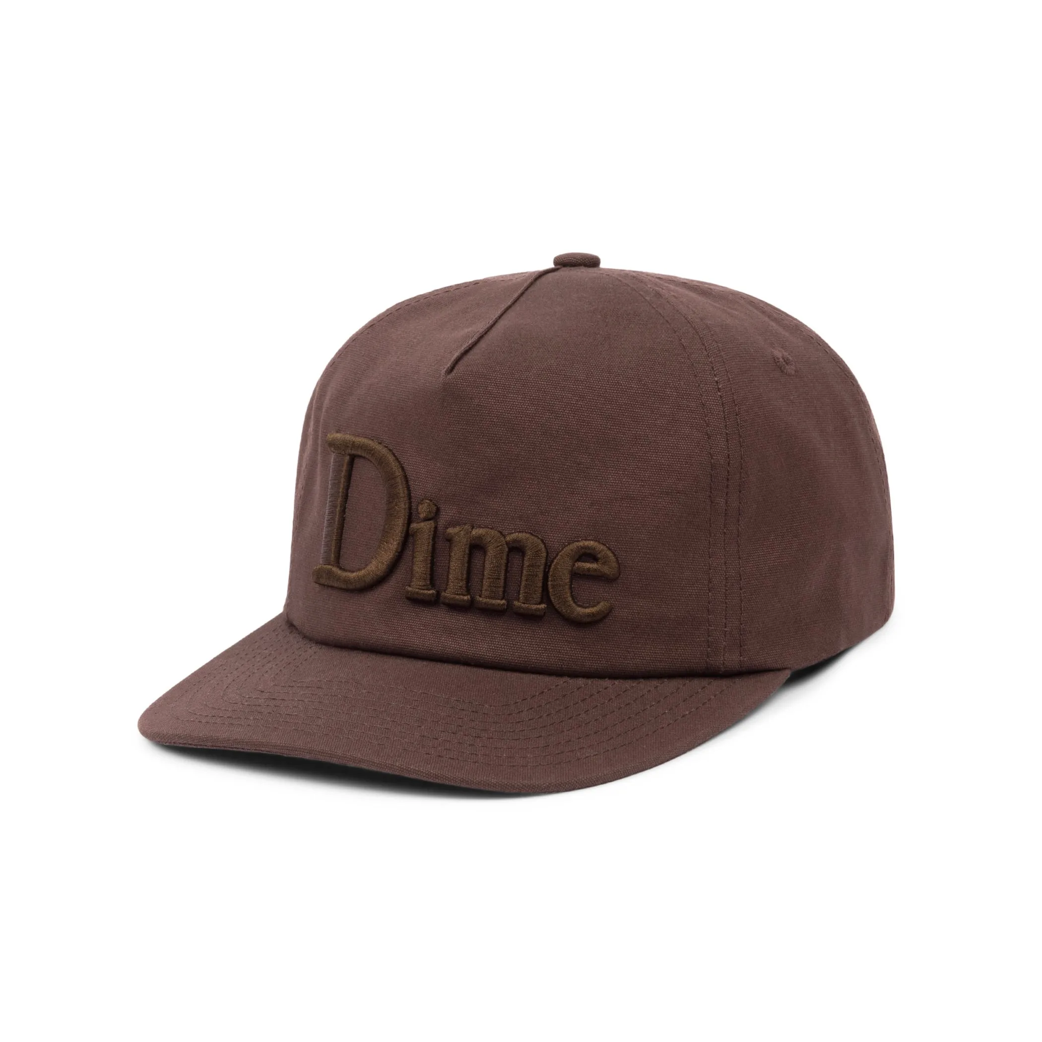 dime Classic 3D Worker Cap Dark brown