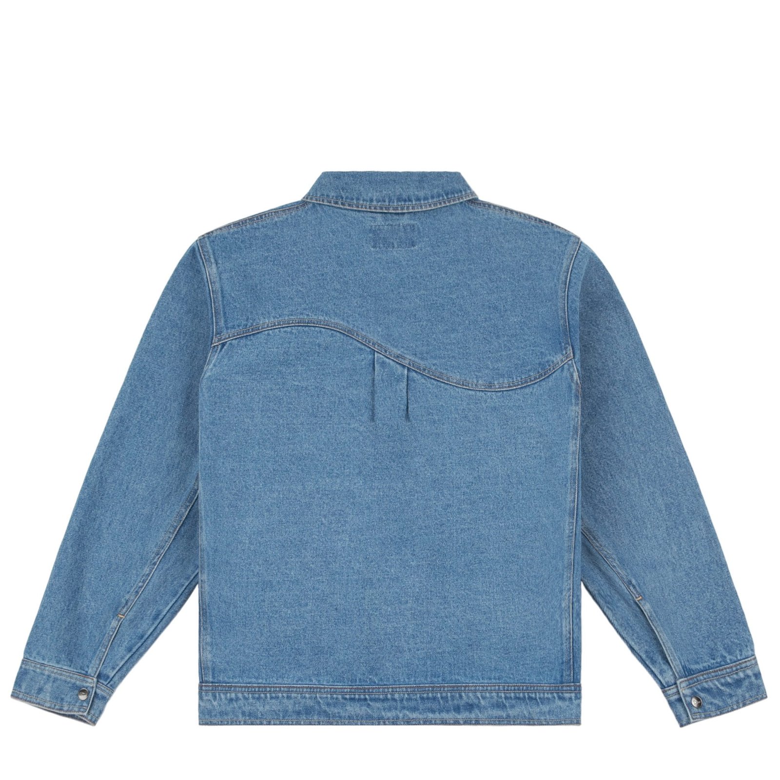 Denim Western Jacket Light Blue Washed - Image 2