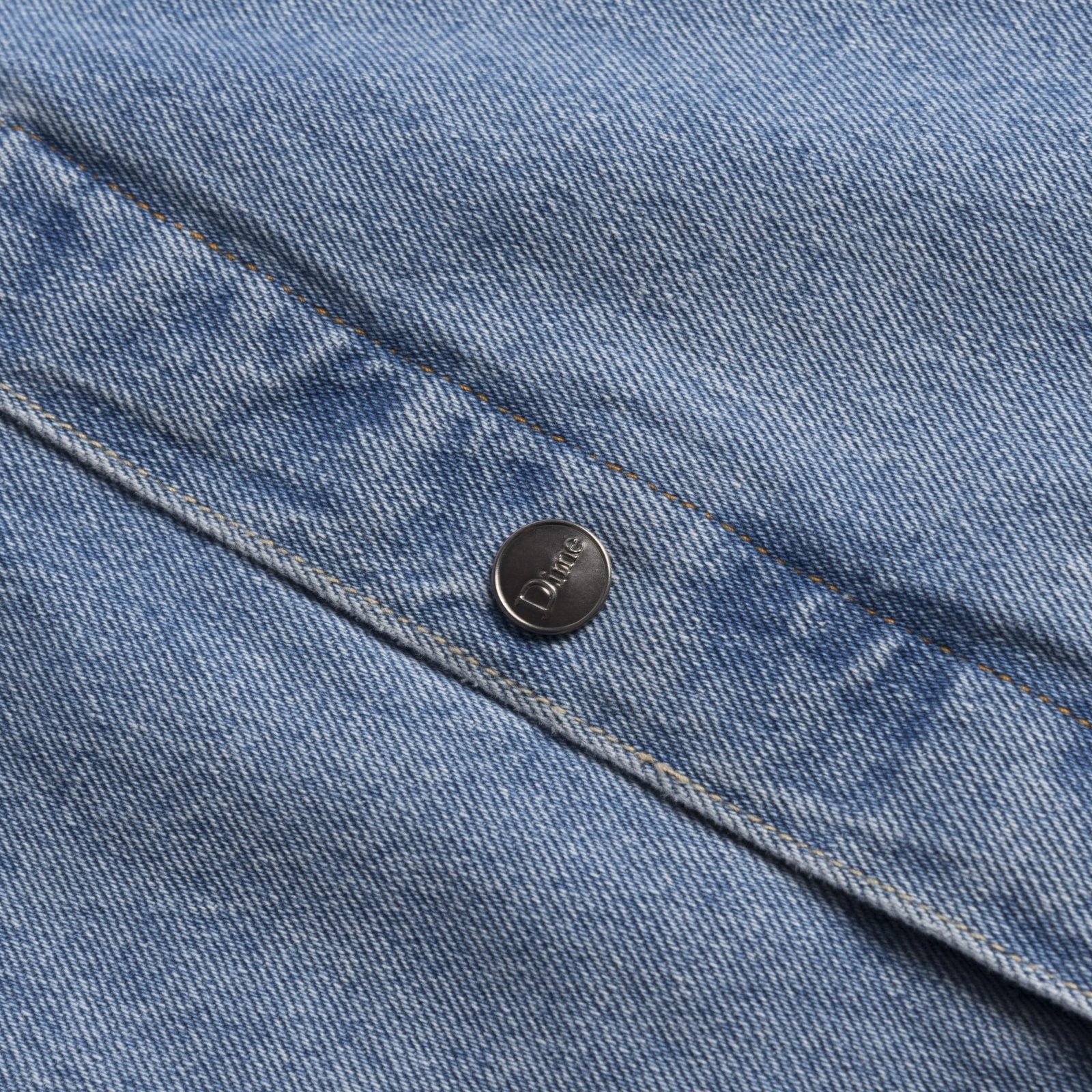 Denim Western Jacket Light Blue Washed - Image 4