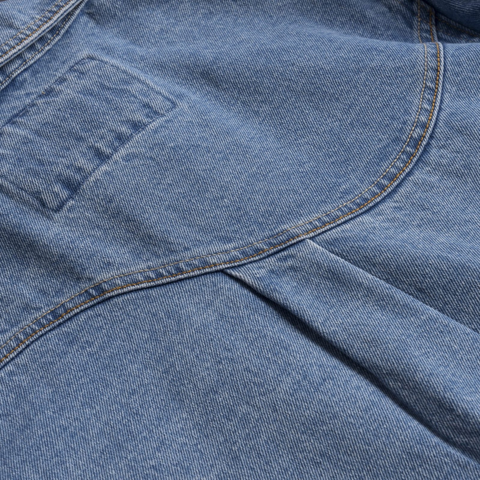 Denim Western Jacket Light Blue Washed - Image 7