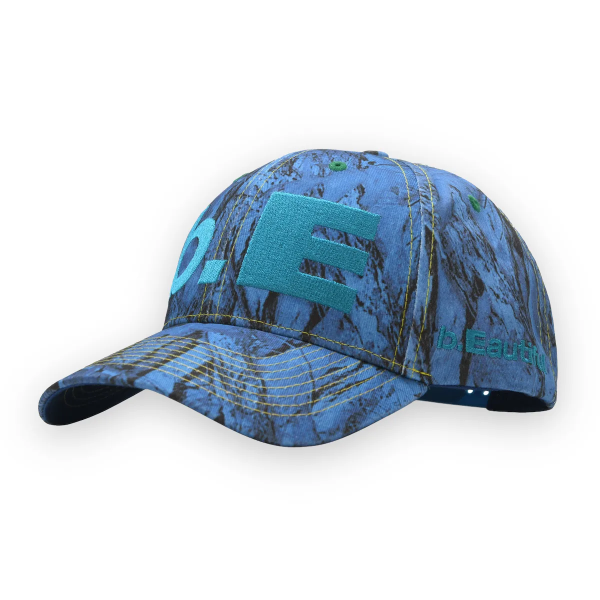 b.E Hat Blue Camo