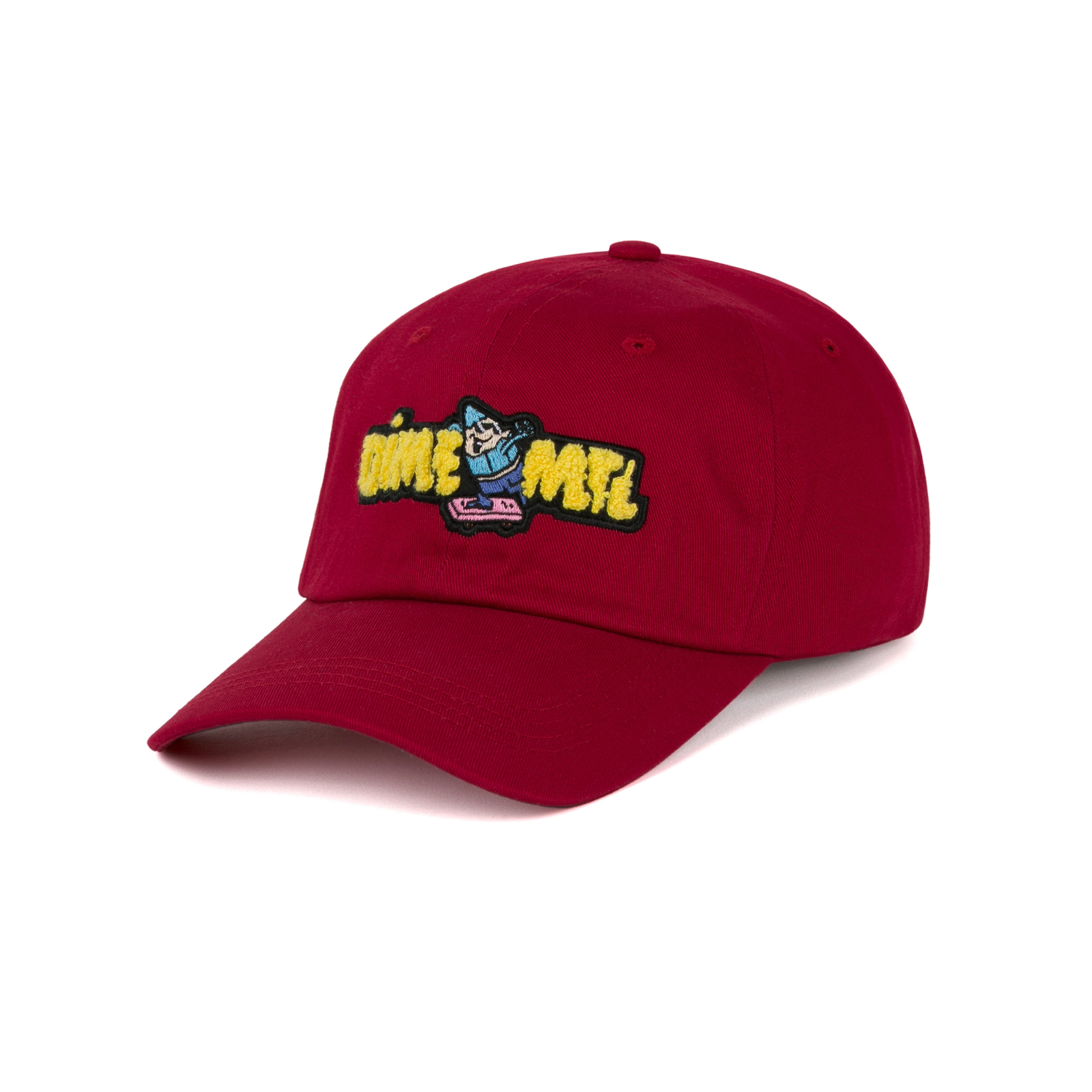 dime Crayon Chenille Low Pro Cap Dark Red