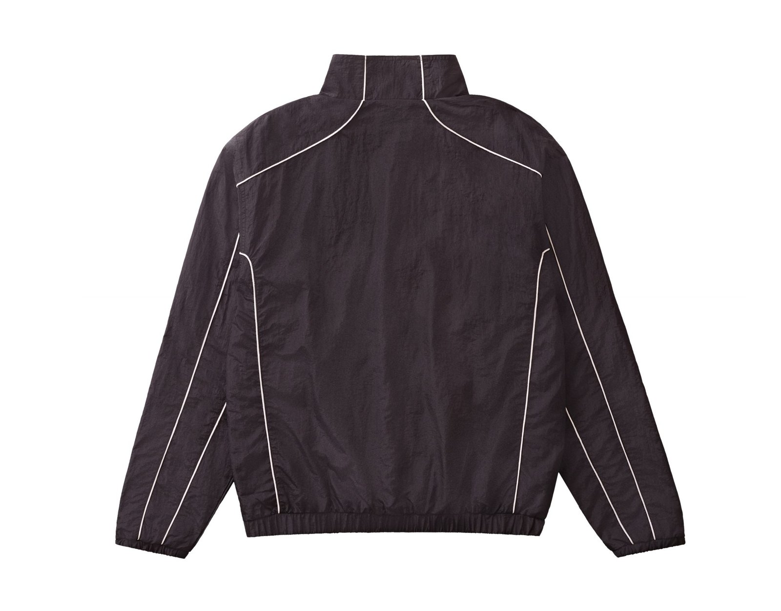 Crinkle Nylon Track Jacket Black - immagine 2