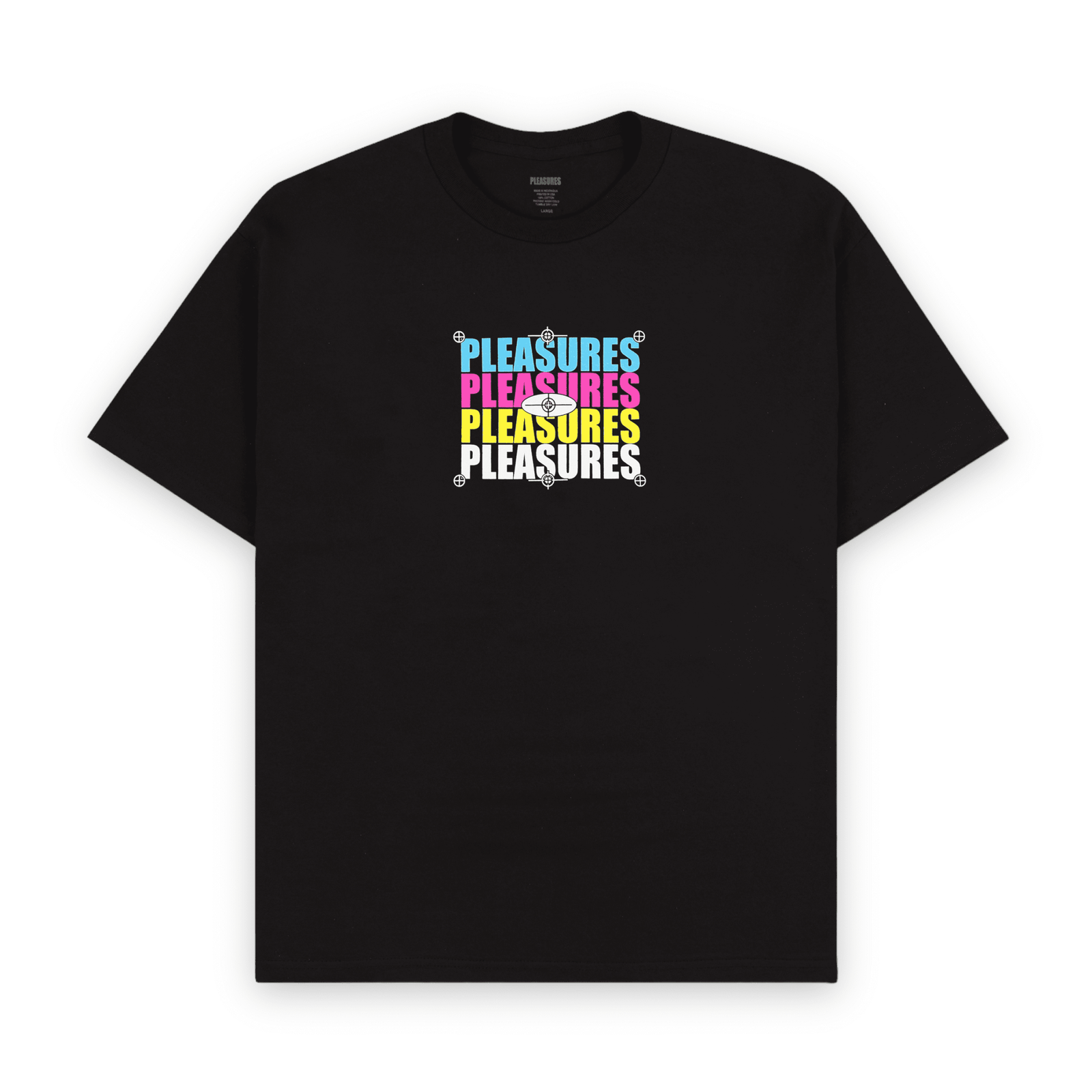 pleasures Cmyk T-shirt Black