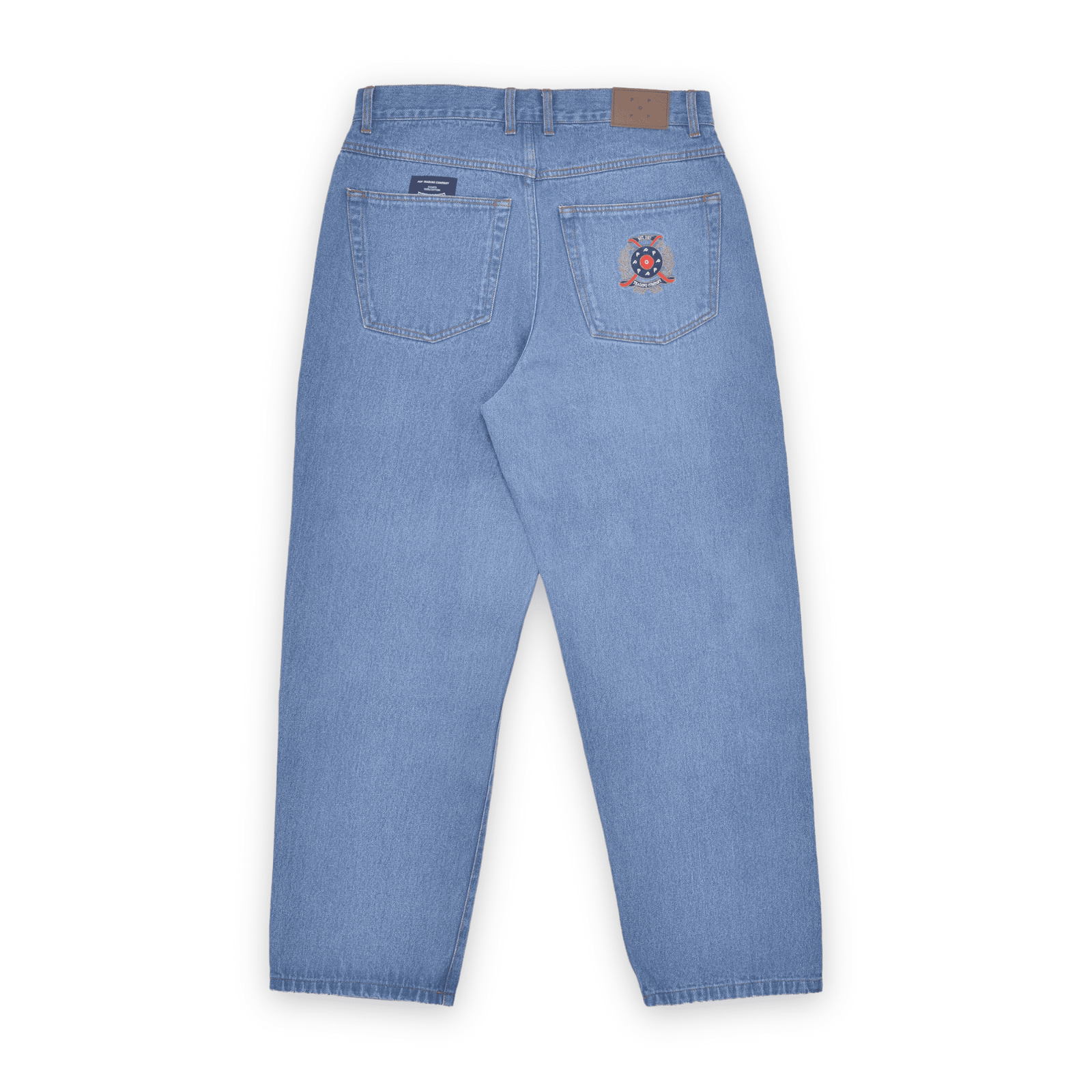 pop trading company Pop Crest Denim Drs Pants Stonewash