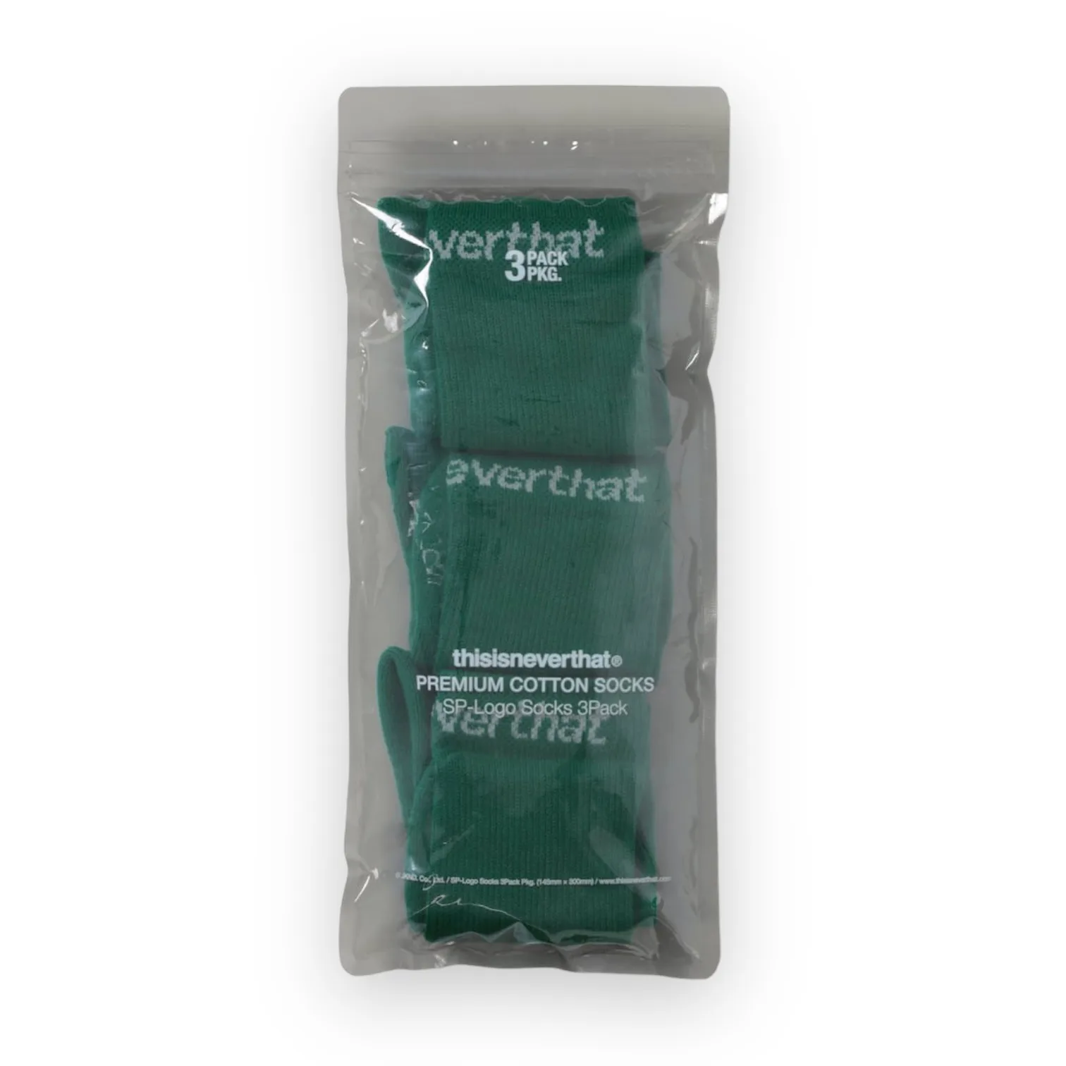 thisisneverthat SP-Logo Socks 3Pack Green