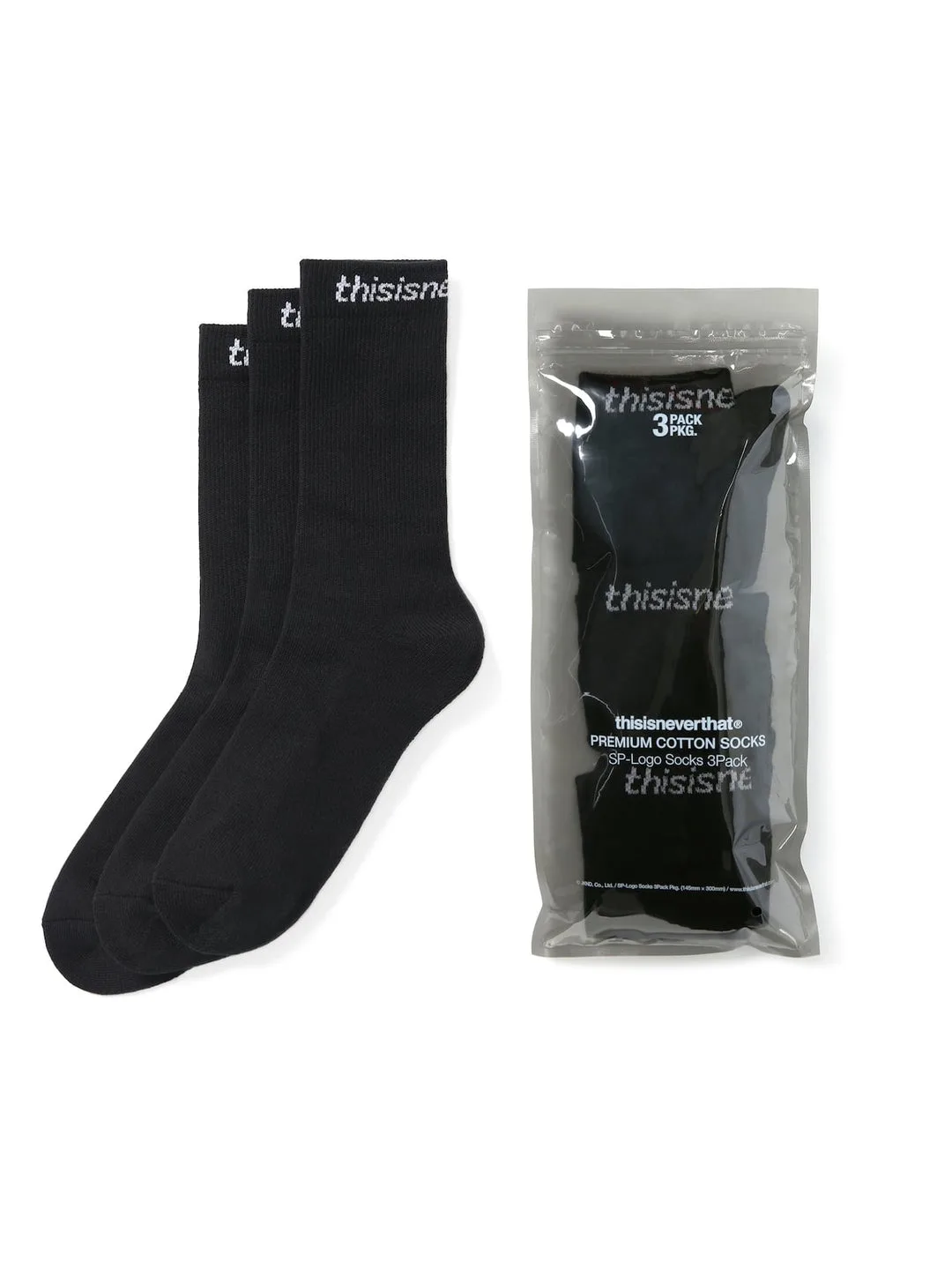 thisisneverthat SP-Logo Socks 3Pack Green Black