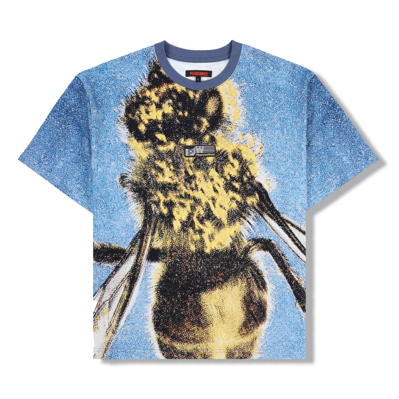 pleasures Honeybee Heavyweight Shirt Blue