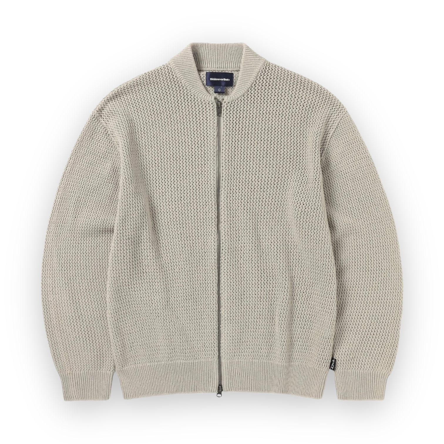 thisisneverthat Net Knit Jacket Beige