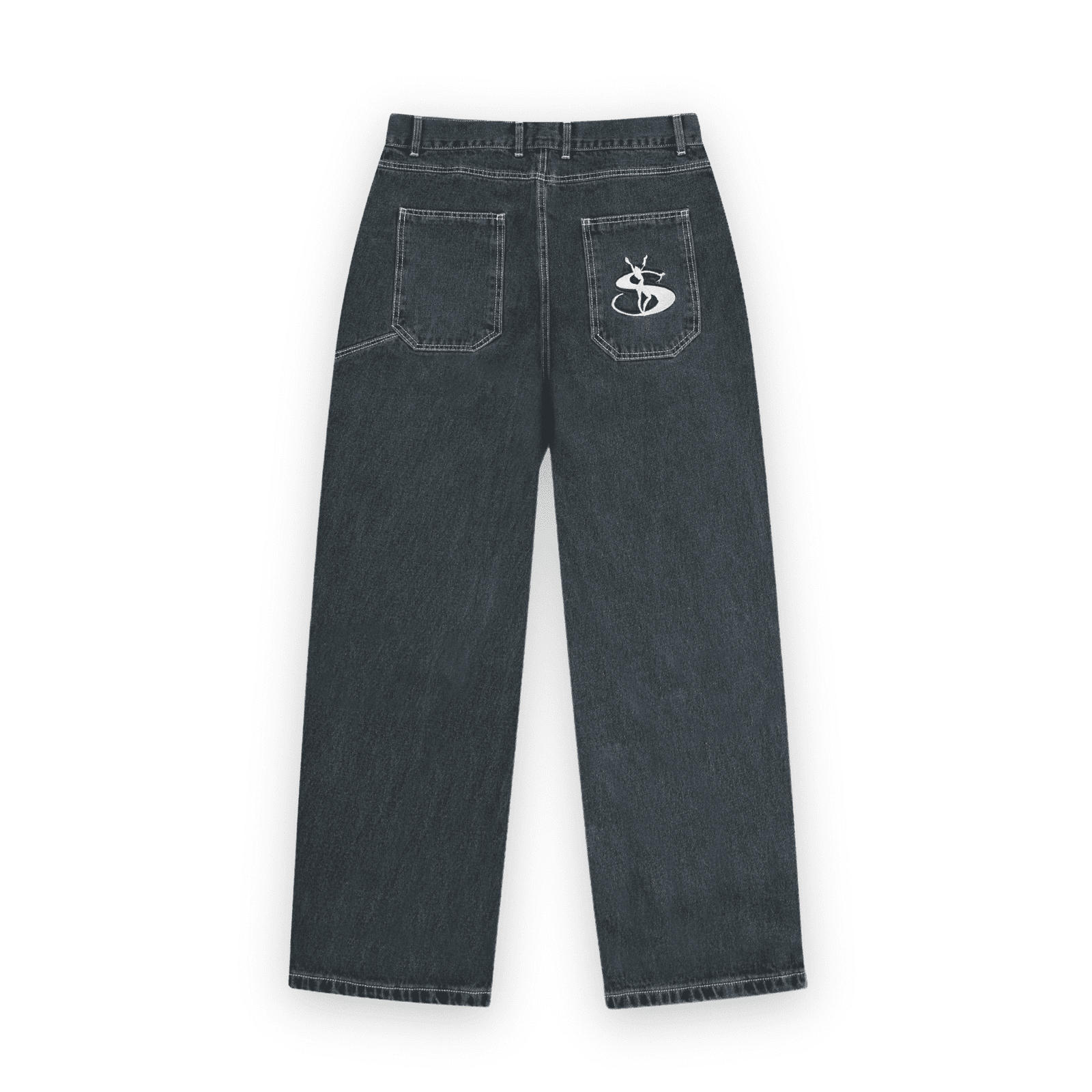 yardsale Phantasy Baggy Jeans Charcoal