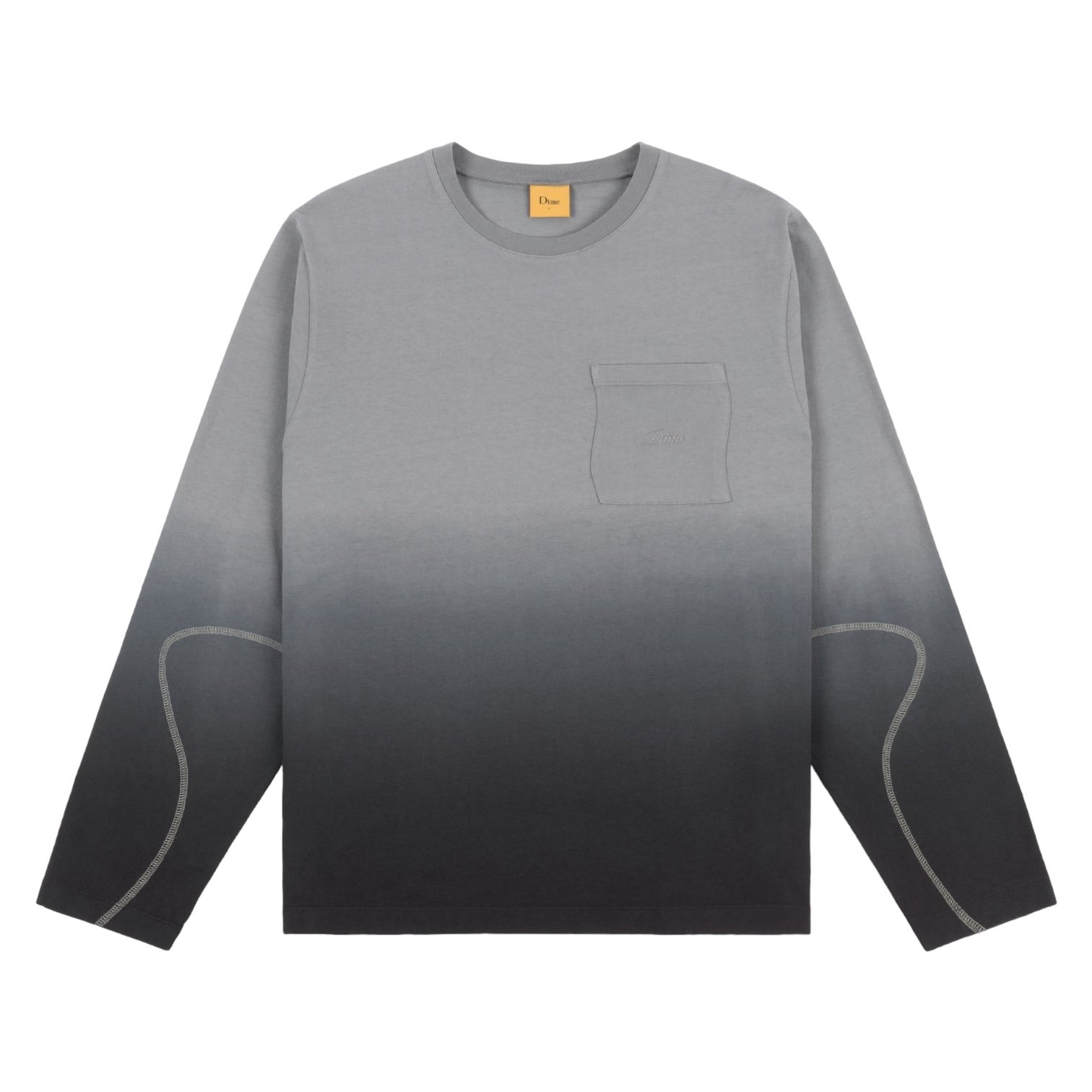 dime Gradient LS Shirt Charcoal