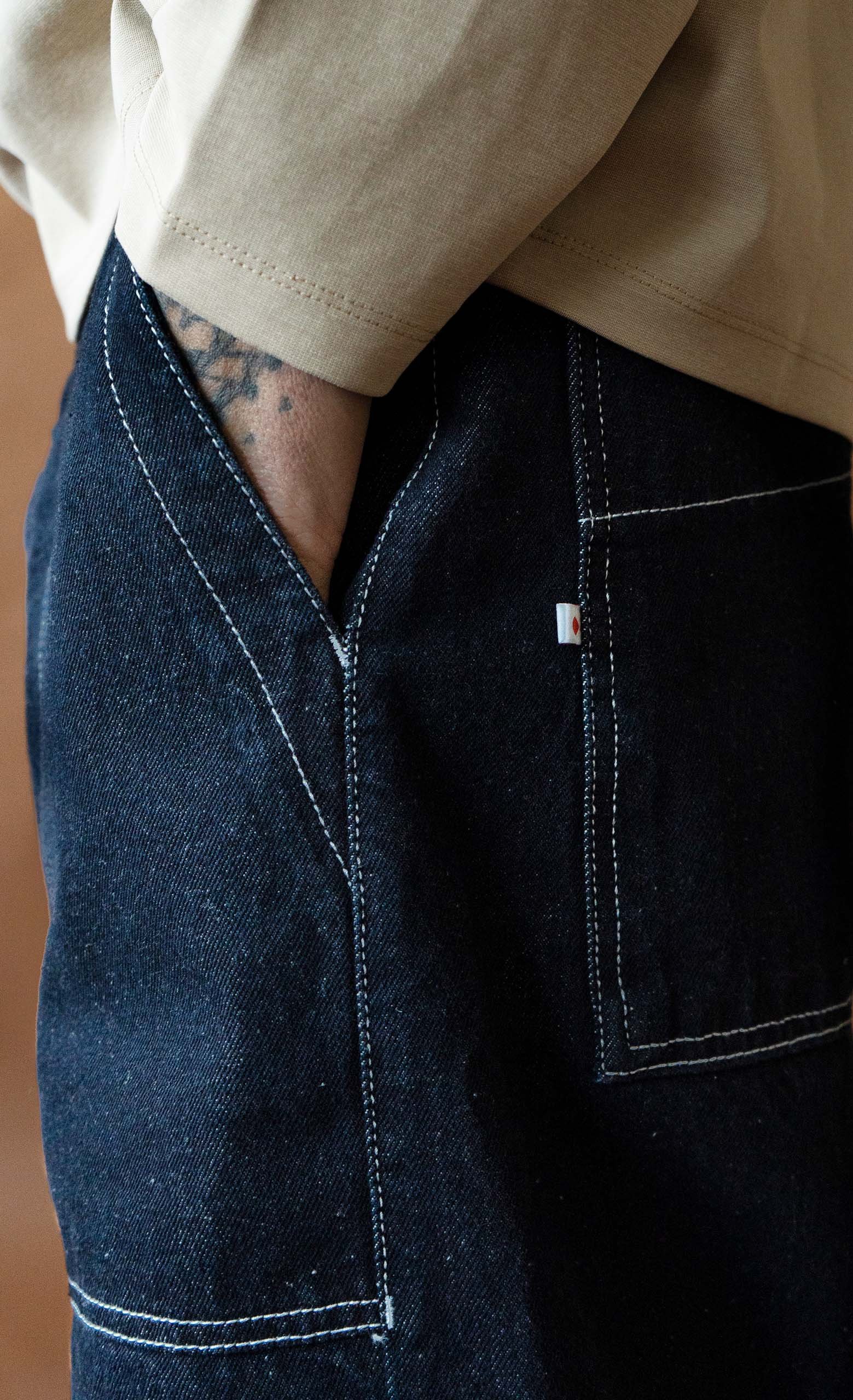 wooden store Japan Heritage Square Pocket Basic Raw