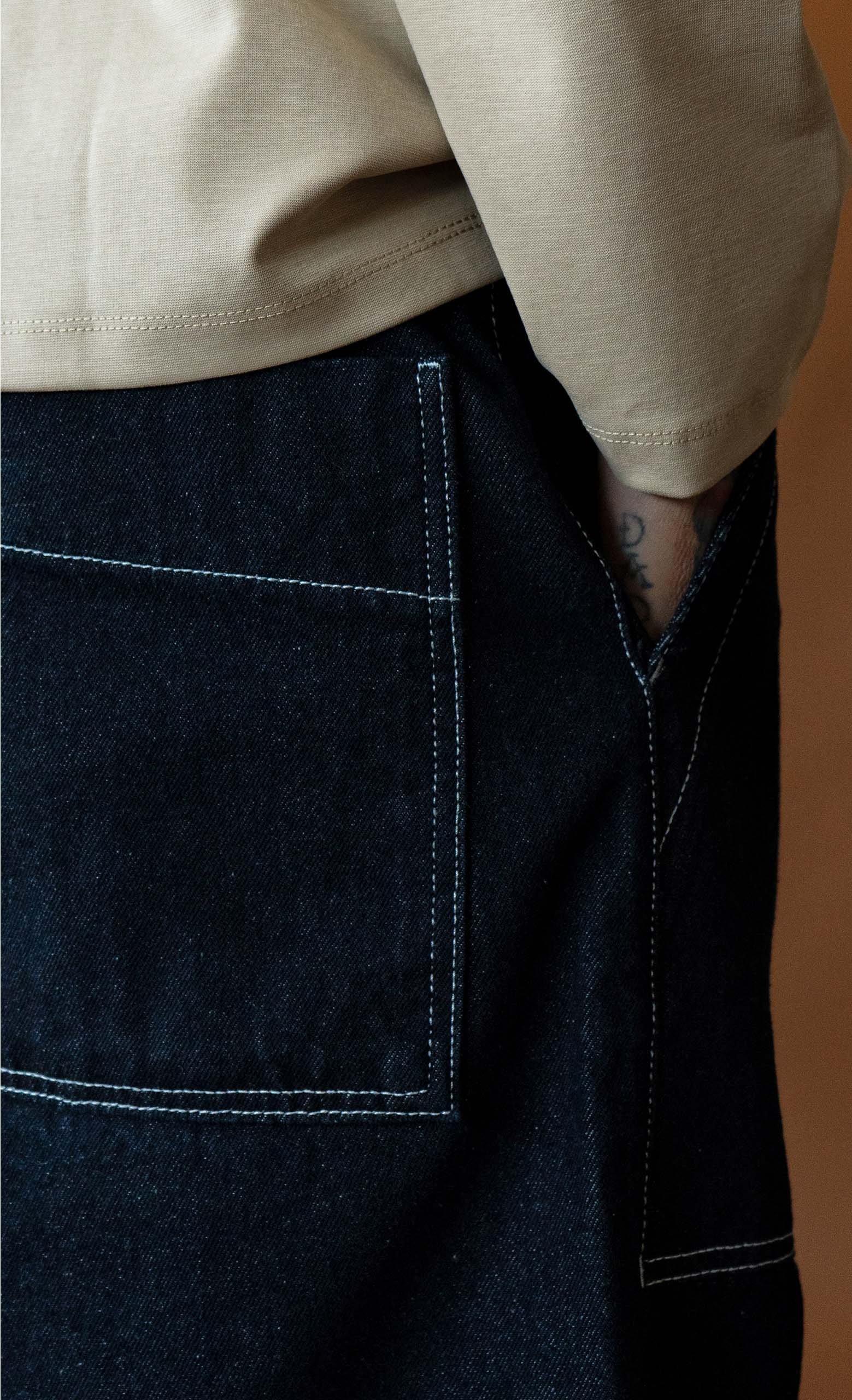 wooden store Japan Heritage Square Pocket Basic Raw