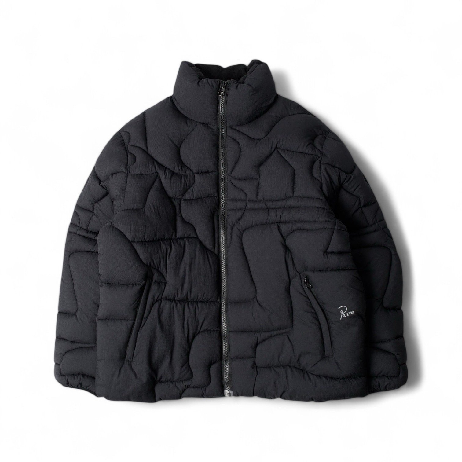 Parra Boring Village Puffer Jacket Black