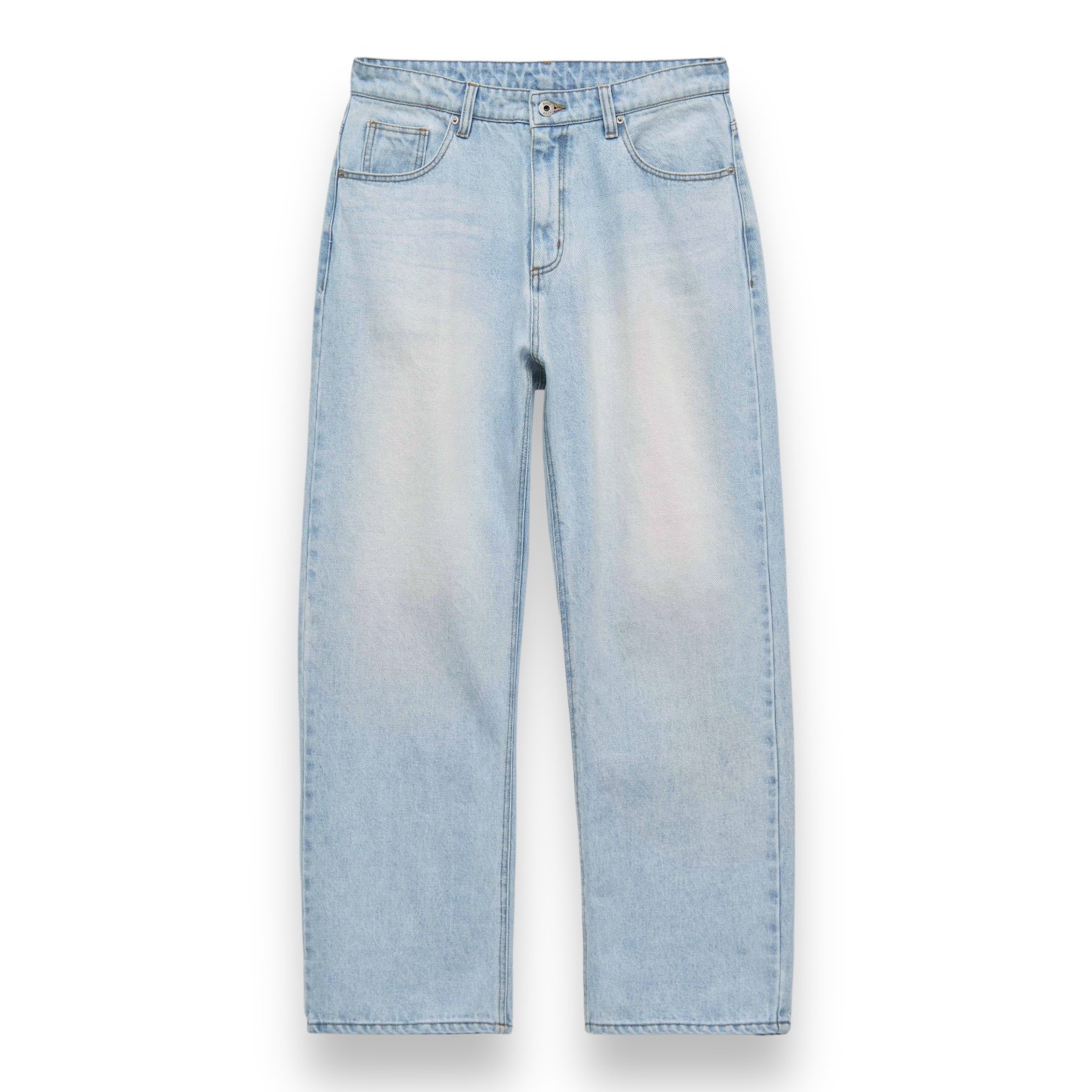 Coor - Bleached Sand Washed Denim Pants