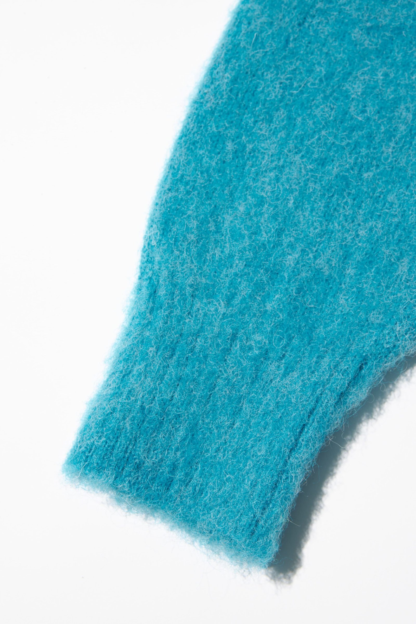 J.Press - Shetland Wool Shaggy Knit Blue / JAPAN MADE