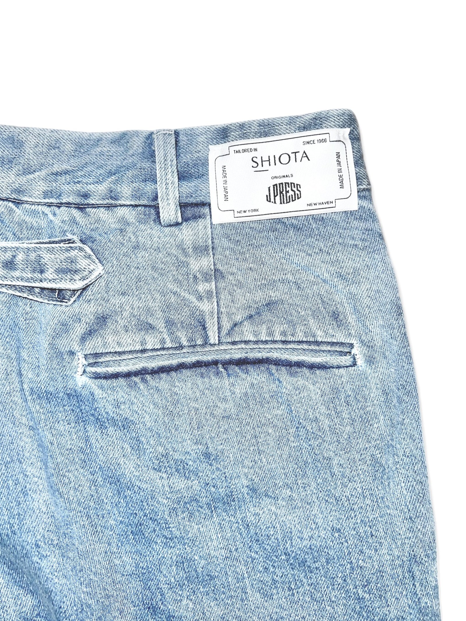 J.Press - Shiota Denim Piped Stem 1tuck / JAPAN MADE