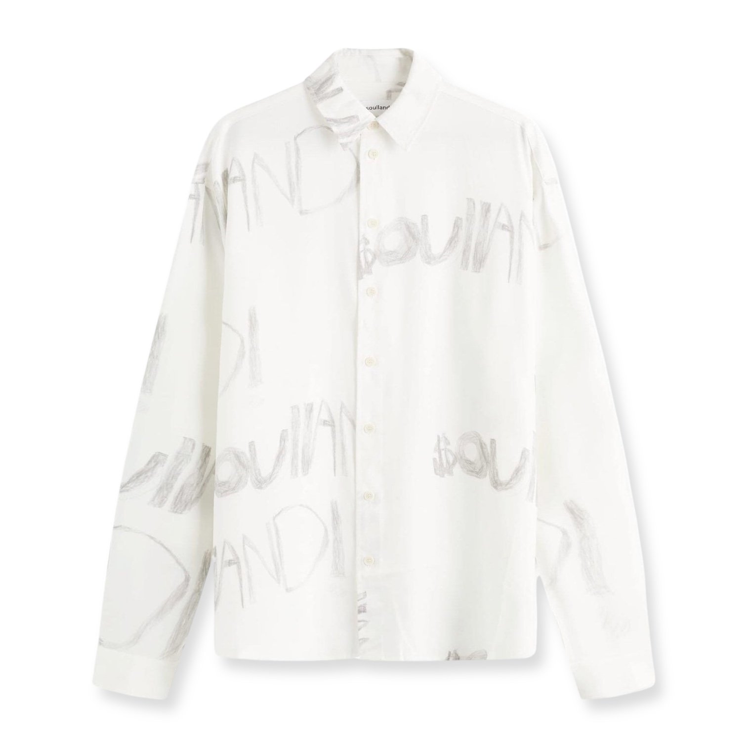 Soulland - Damon Shirt White AOP