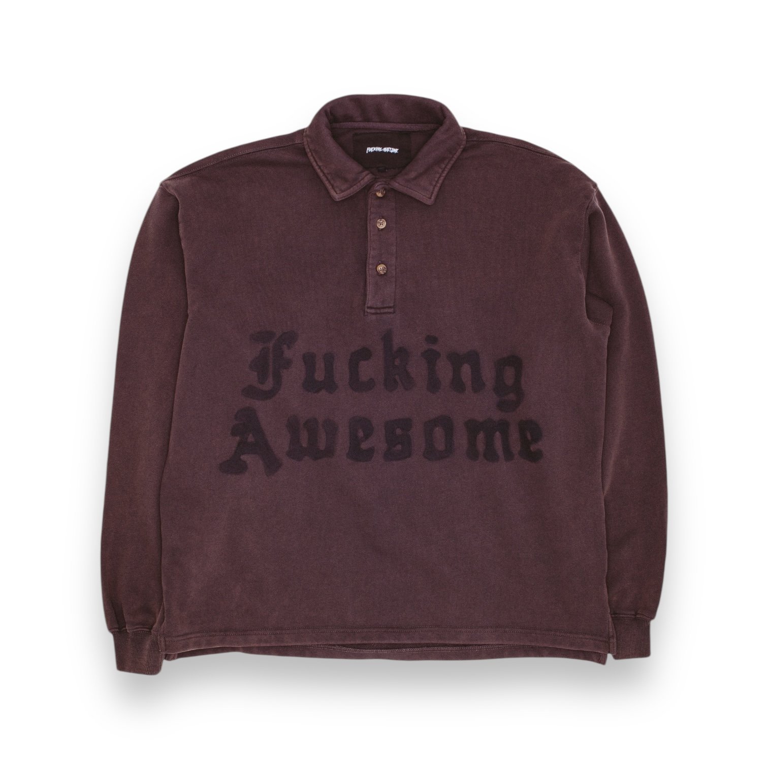 Fucking Awesome - Blackletter Rugby Dark Grey