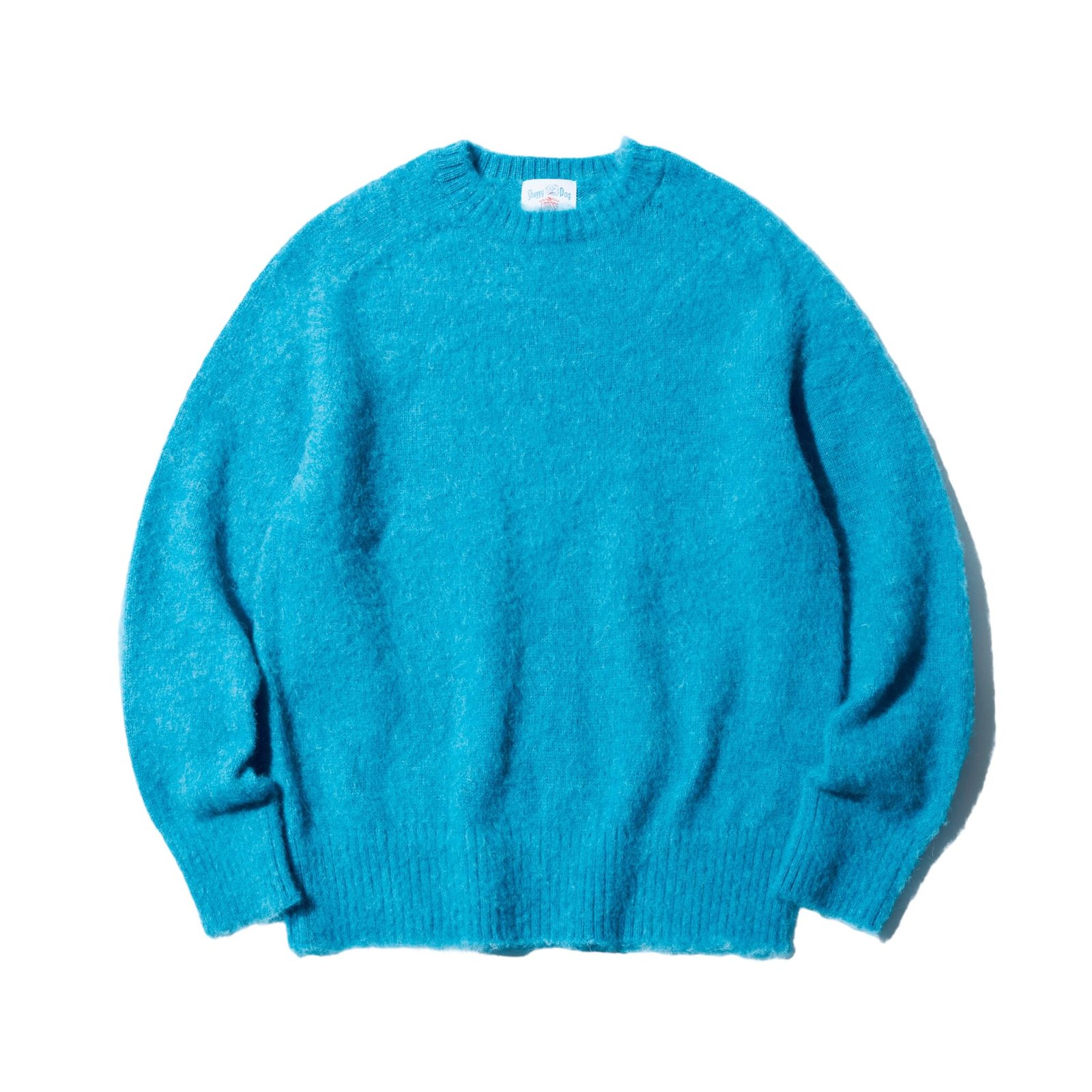 J.Press - Shetland Wool Shaggy Knit Blue / JAPAN MADE