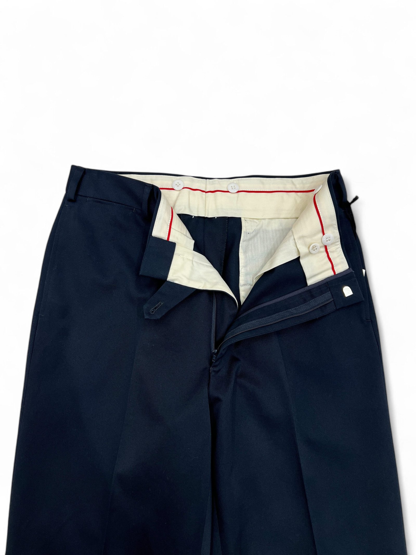 J.Press - West Point Piped Stem Trousers Navy / JAPAN MADE