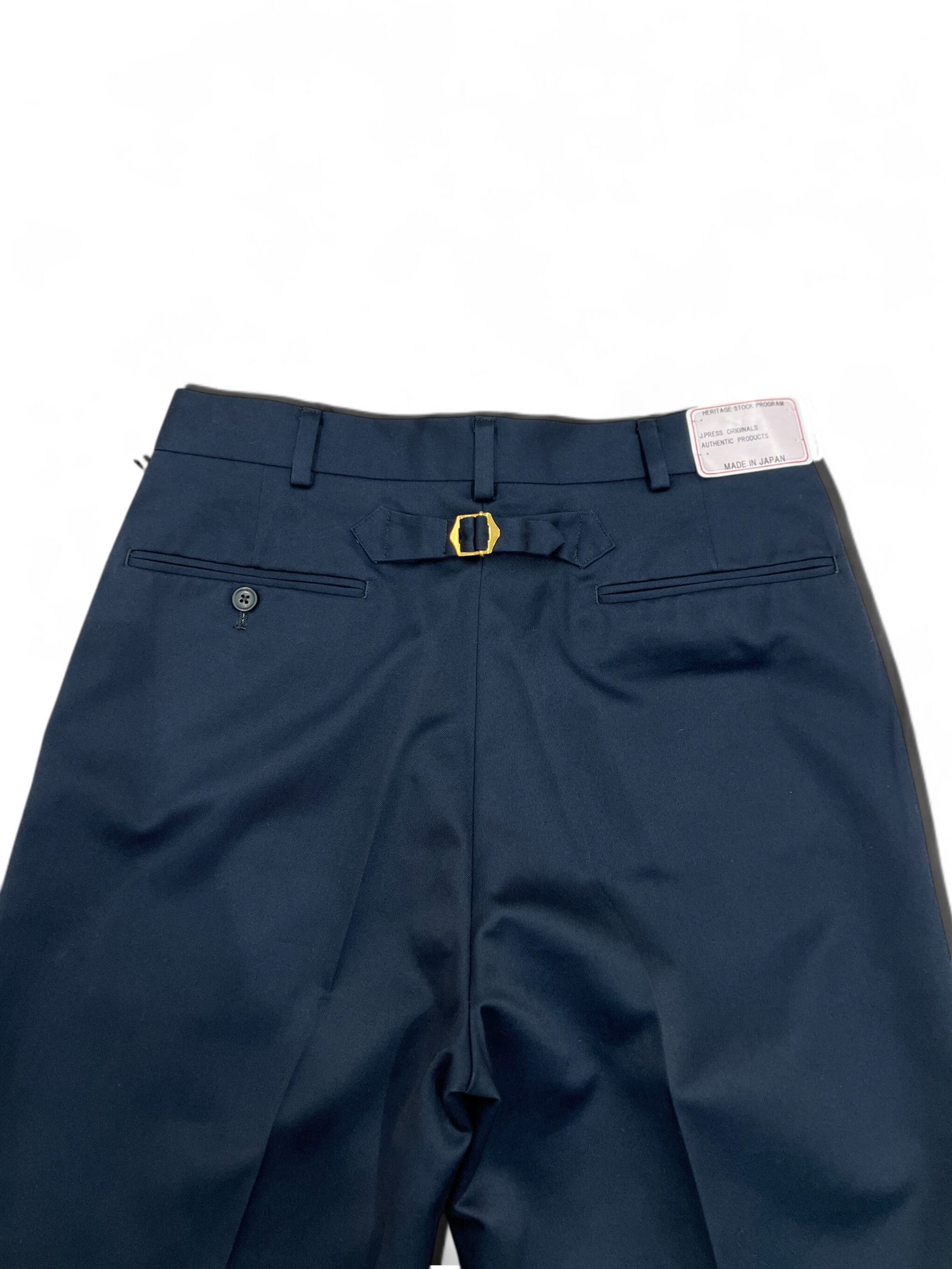 J.Press - West Point Piped Stem Trousers Navy / JAPAN MADE