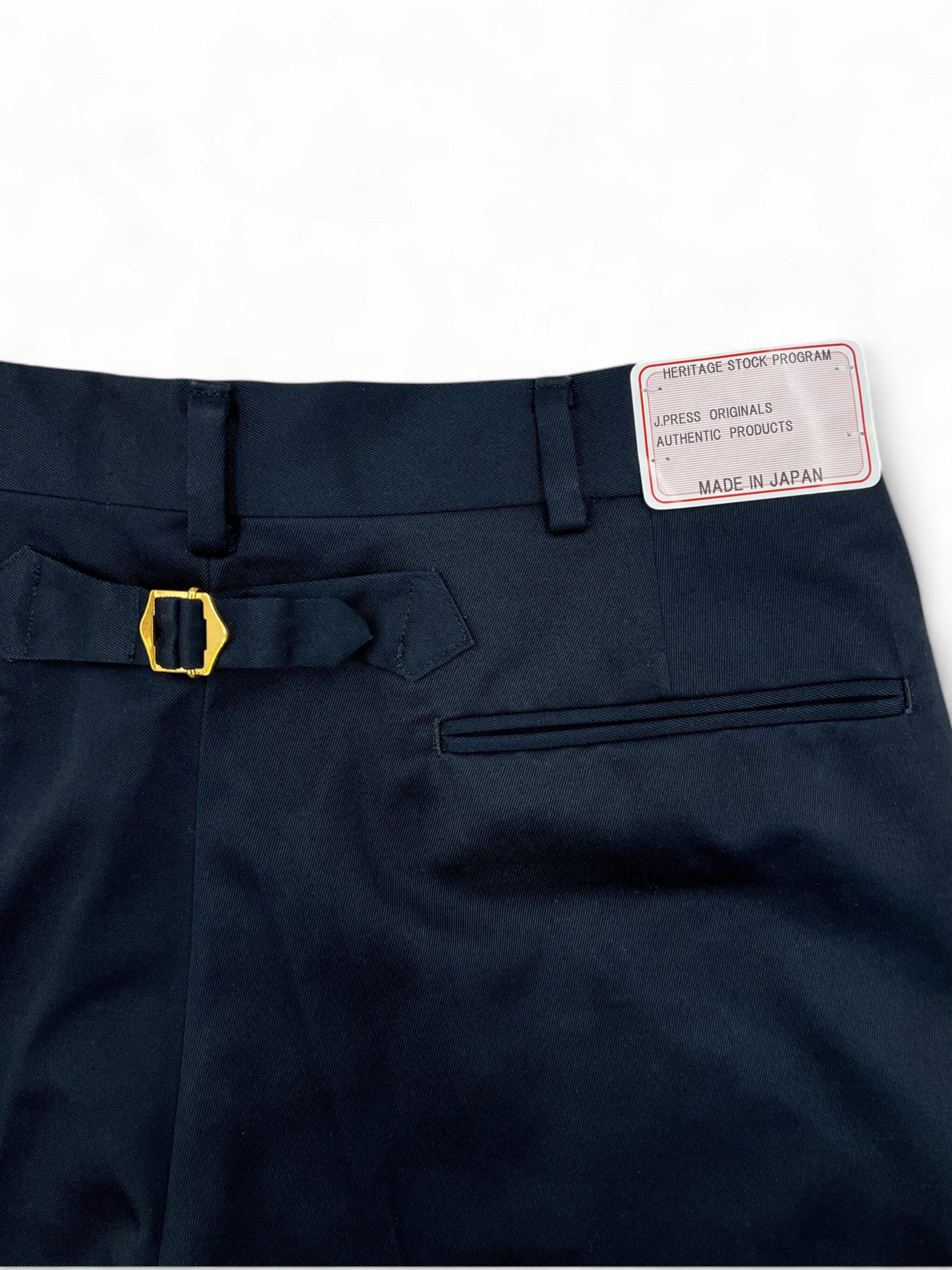 J.Press - West Point Piped Stem Trousers Navy / JAPAN MADE