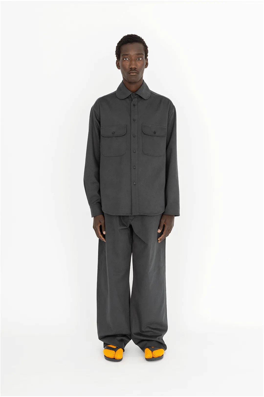 Oloapitreps - Matchless Cuff Overshirt Grey