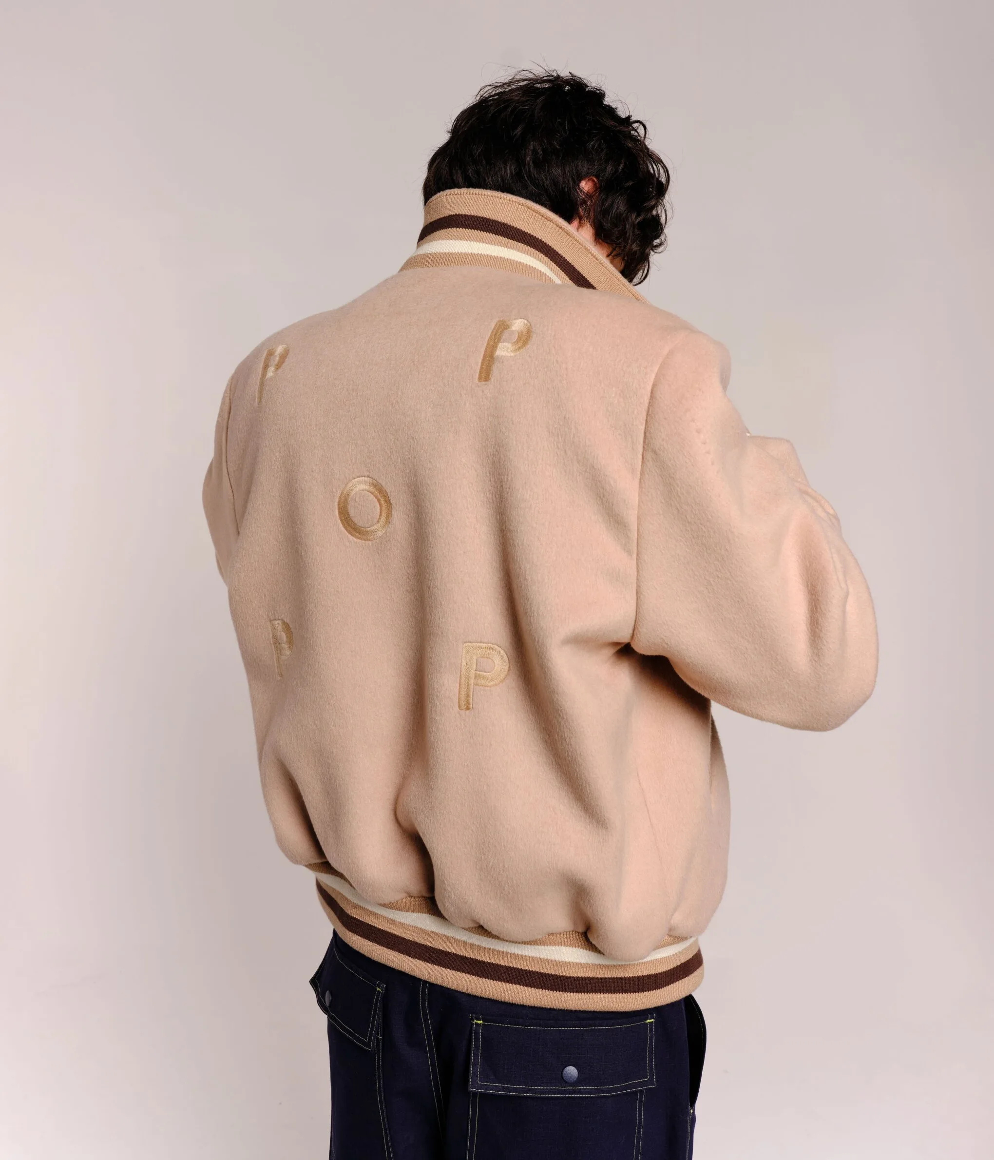 POP TRADING COMPANY Varsity jacket スタジャン - Varsity Jacket 