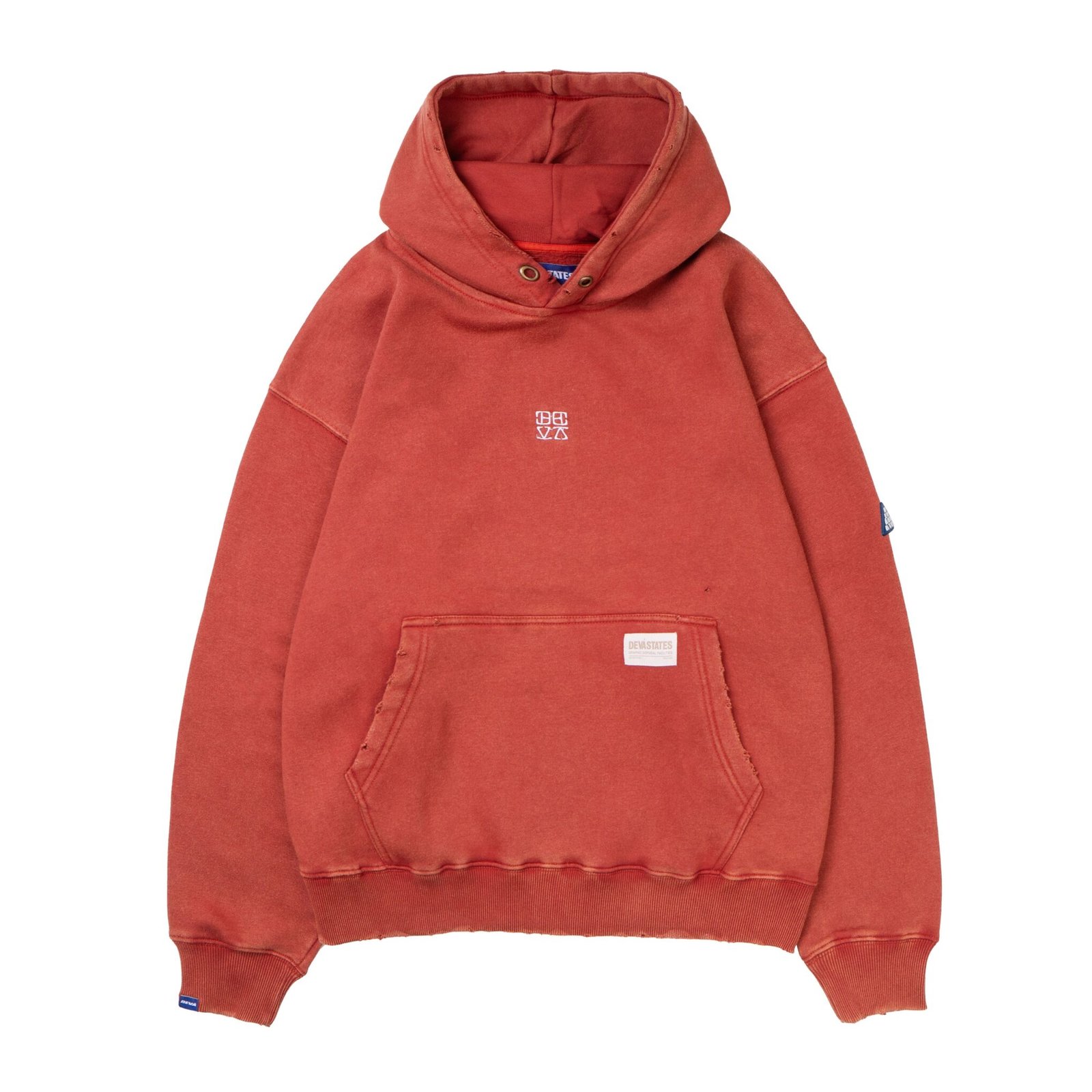 Devá States - Solar Sunfaded Hoodie Red