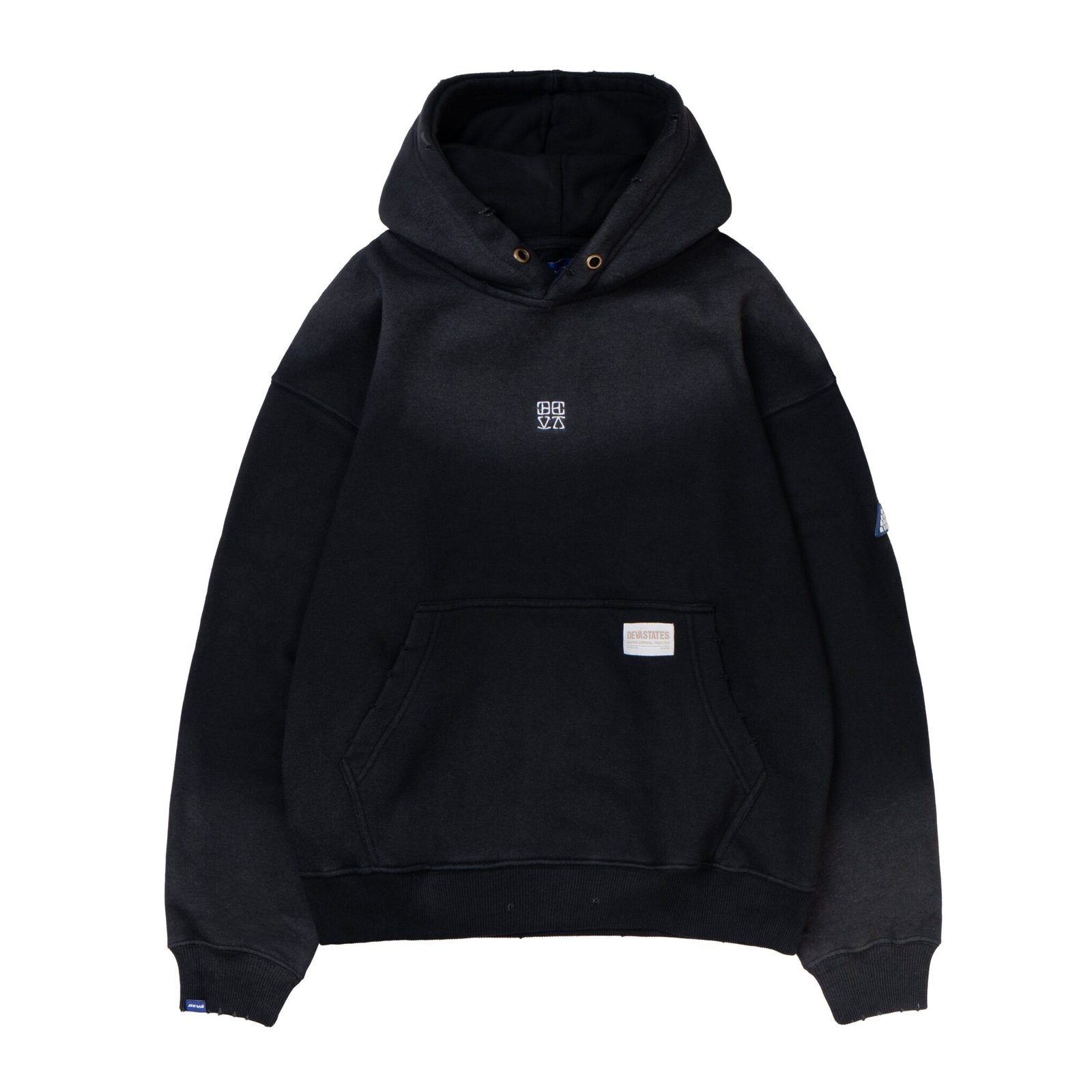 Devá States - Solar Sunfaded Hoodie Black