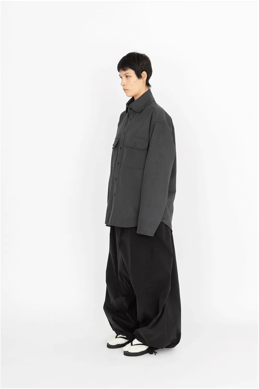 Oloapitreps - Matchless Cuff Overshirt Grey