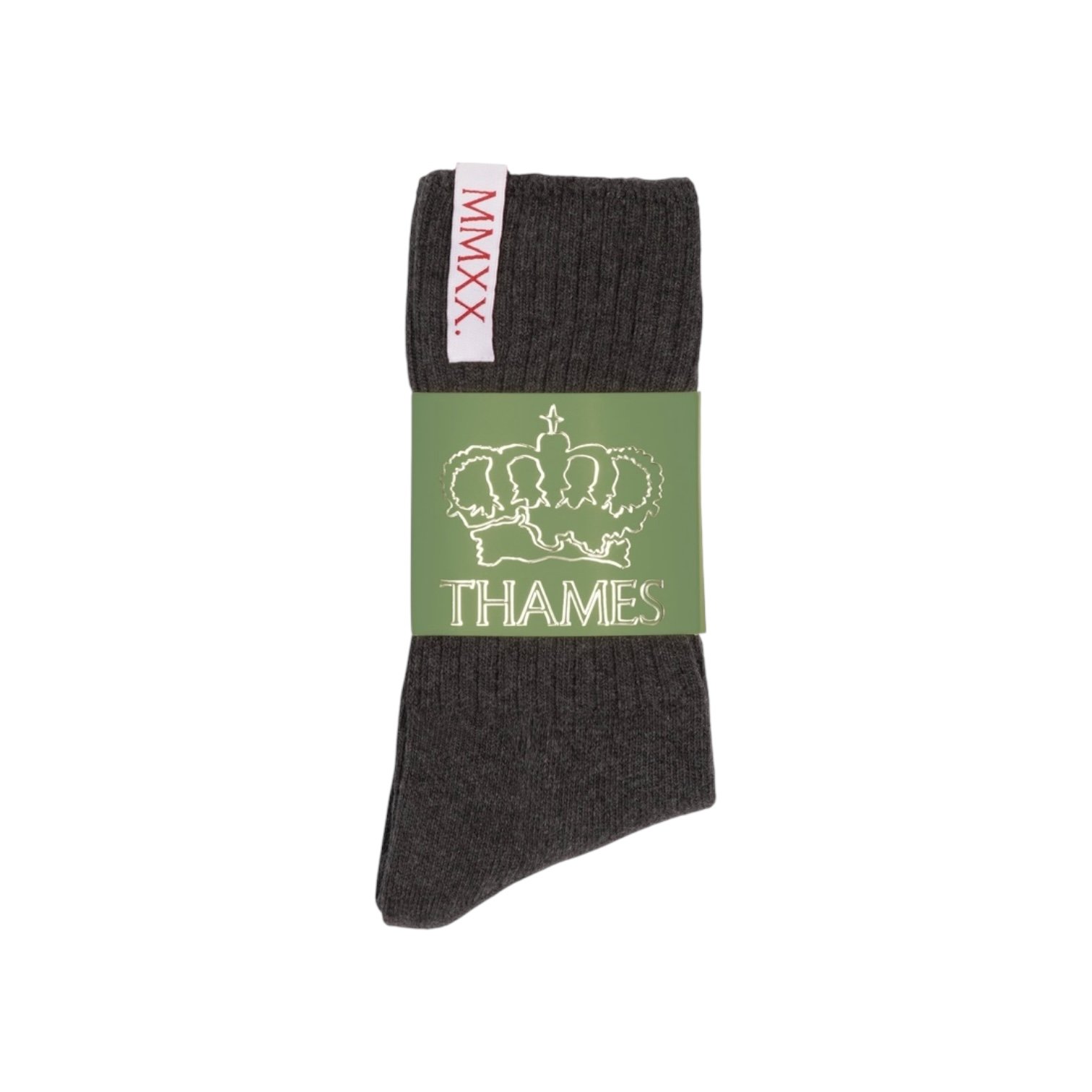 Thames MMXX - Label Socks Grey