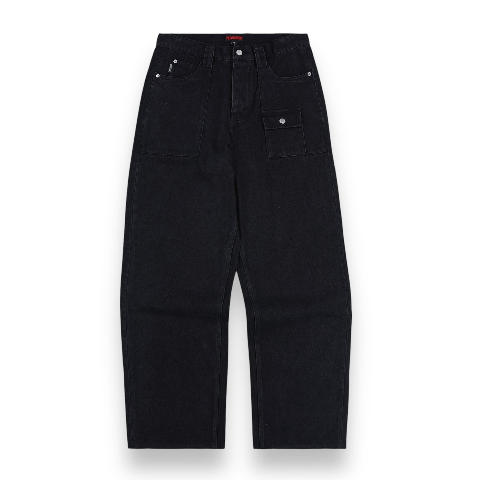 pleasures - Grind Baggy Jeans Black