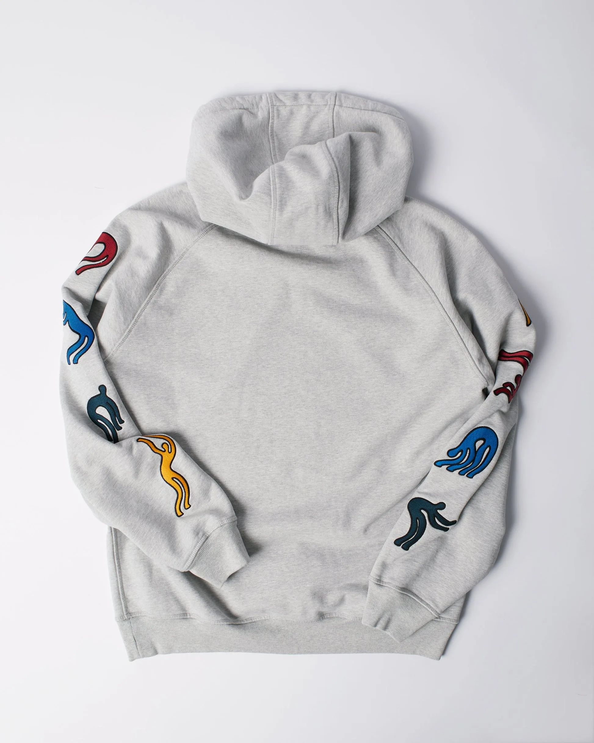 ByParra - La chambre nuit hooded sweatshirt Heather grey