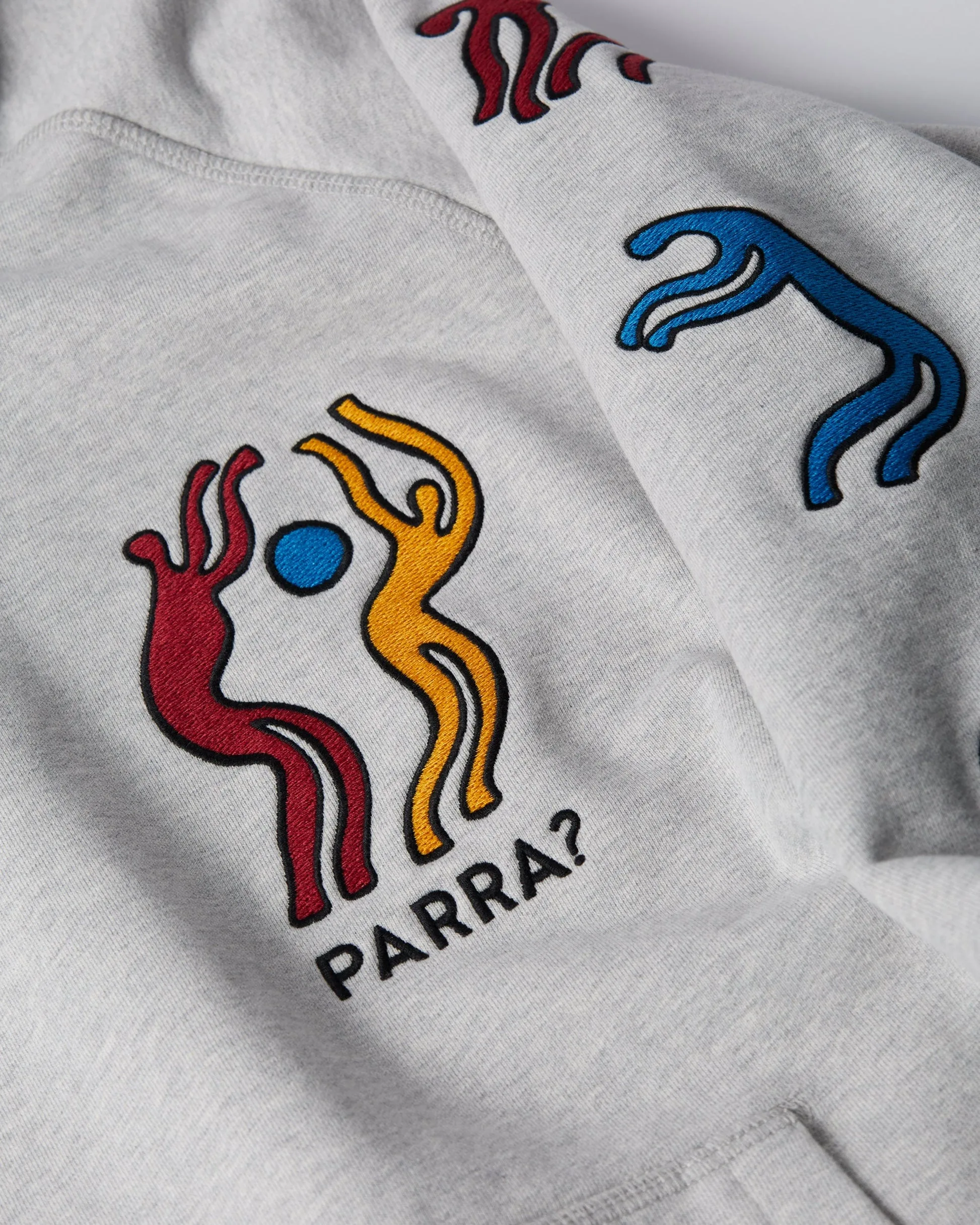 ByParra - La chambre nuit hooded sweatshirt Heather grey
