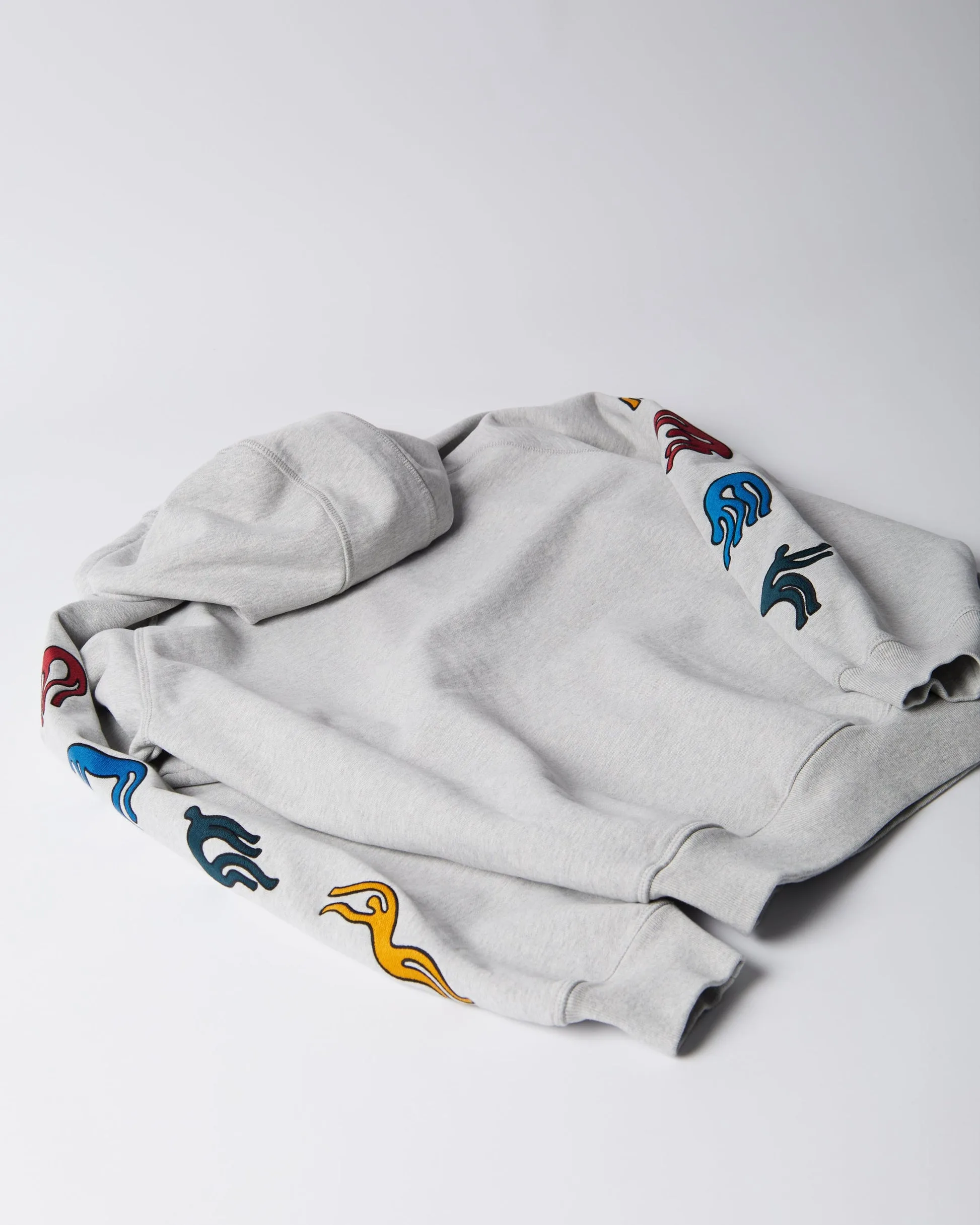 ByParra - La chambre nuit hooded sweatshirt Heather grey