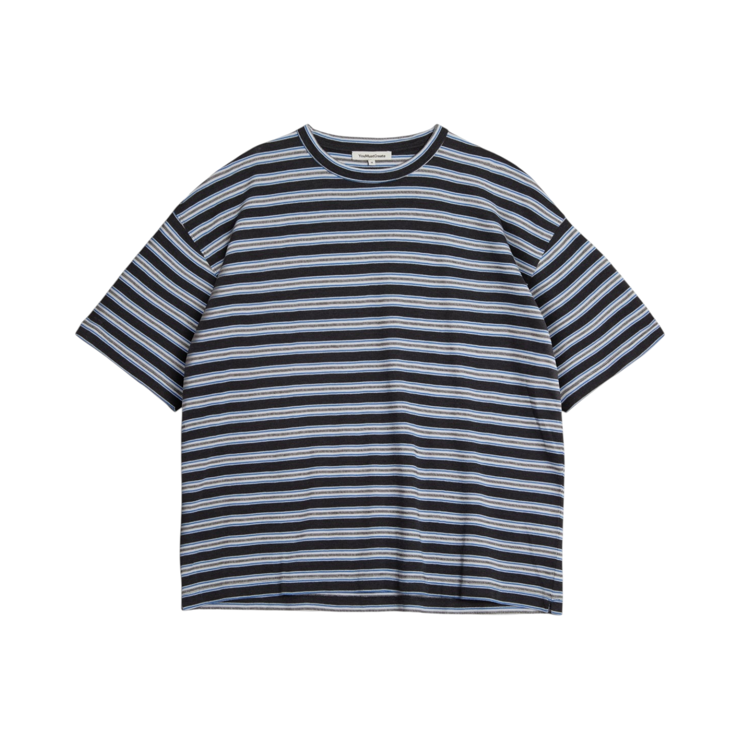 YMC You Must Create - Triple Stripe T-Shirt Multi