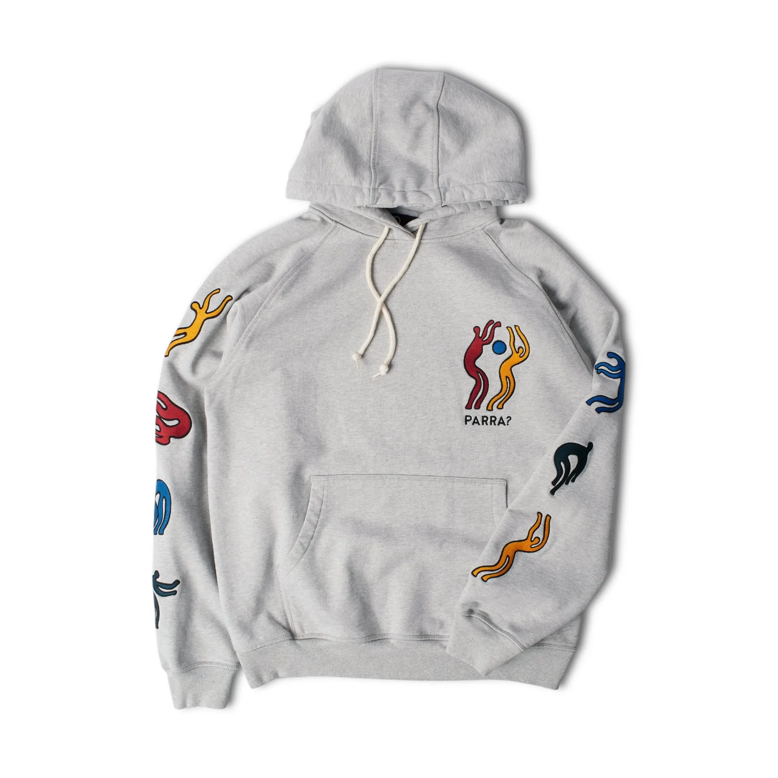 ByParra - La chambre nuit hooded sweatshirt Heather grey