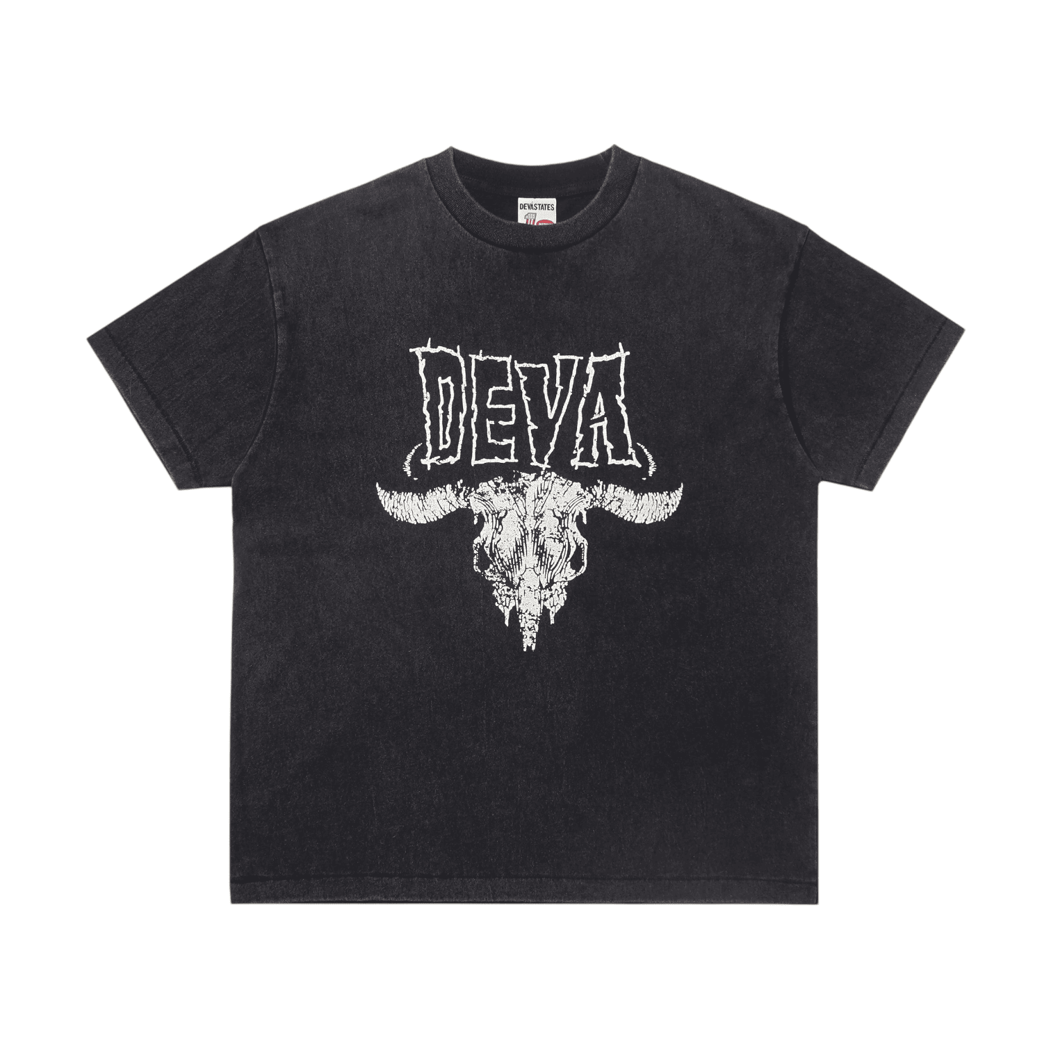 Devá States - Gara Gfx T-Shirt Washed Black