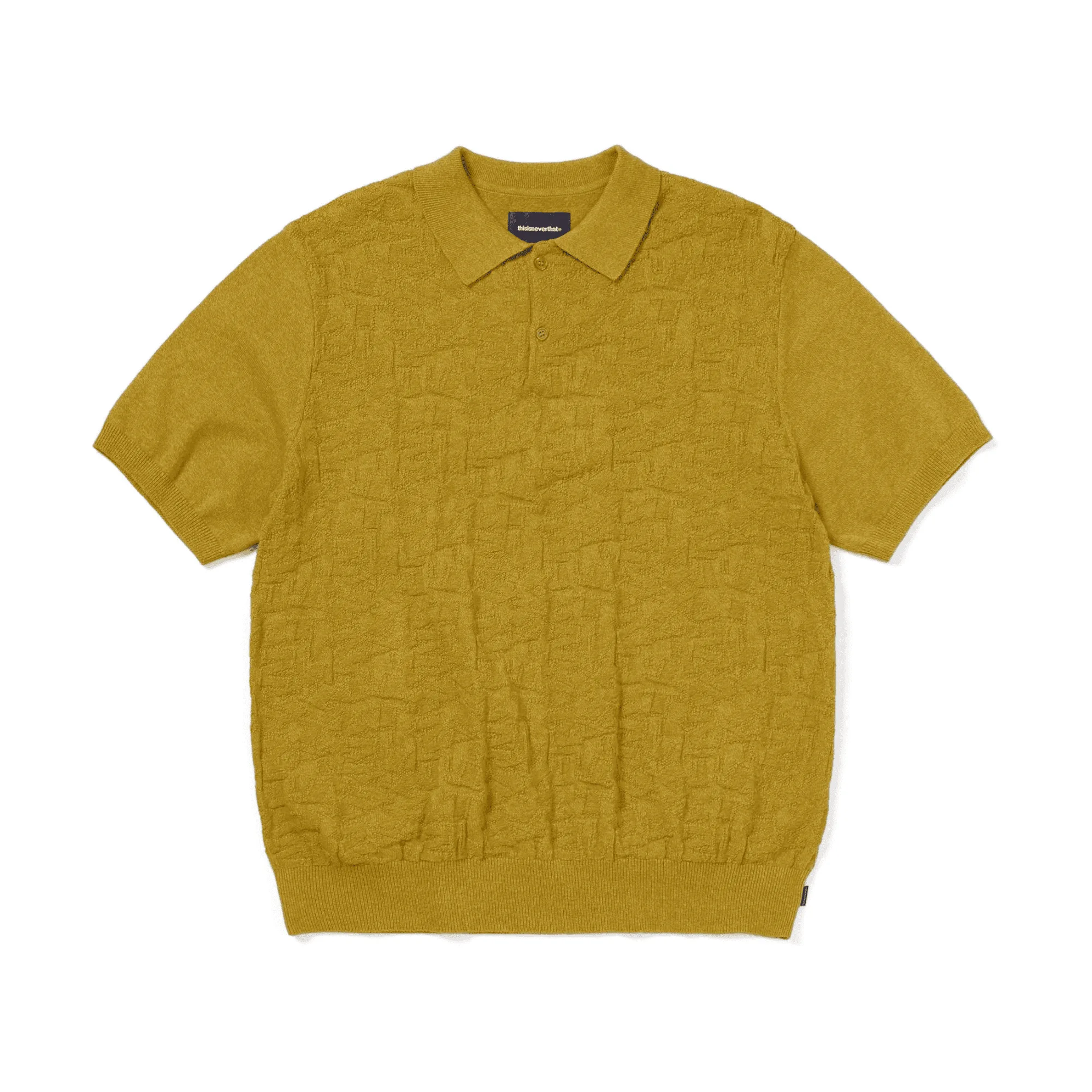 Thisisneverthat - Stacked TNT S/S Knit Polo Yellow