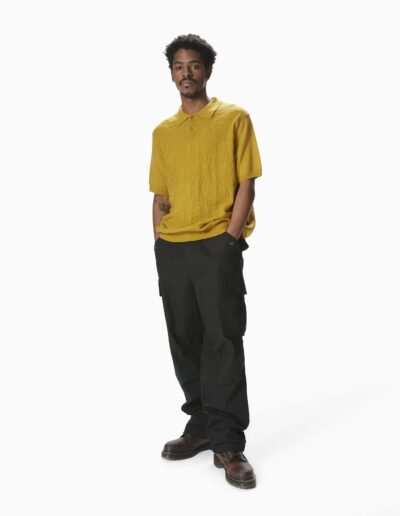 Thisisneverthat - Stacked TNT S/S Knit Polo Yellow