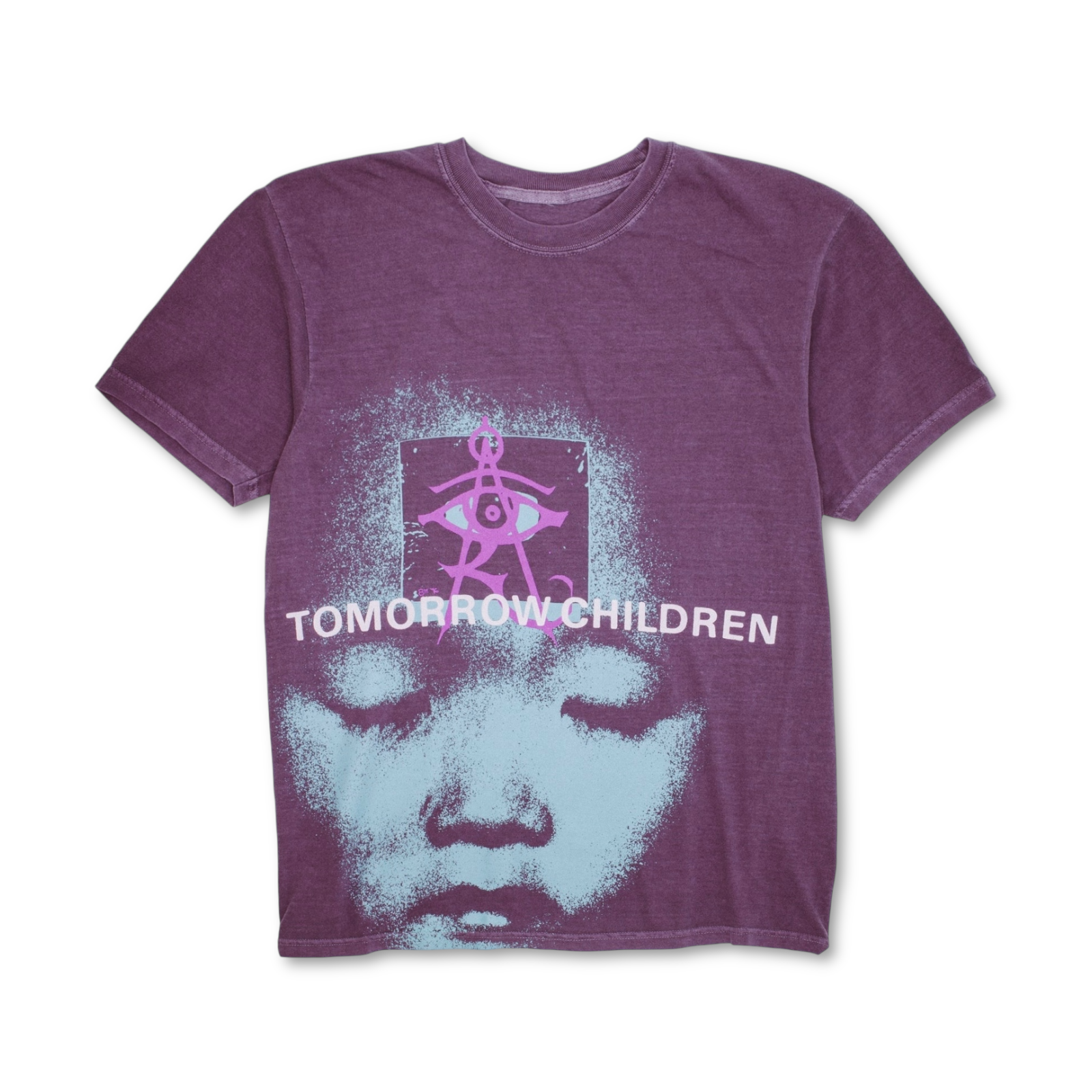 FA Fucking Awesome - Tomorrow Children Test Print Tee Washed Purple