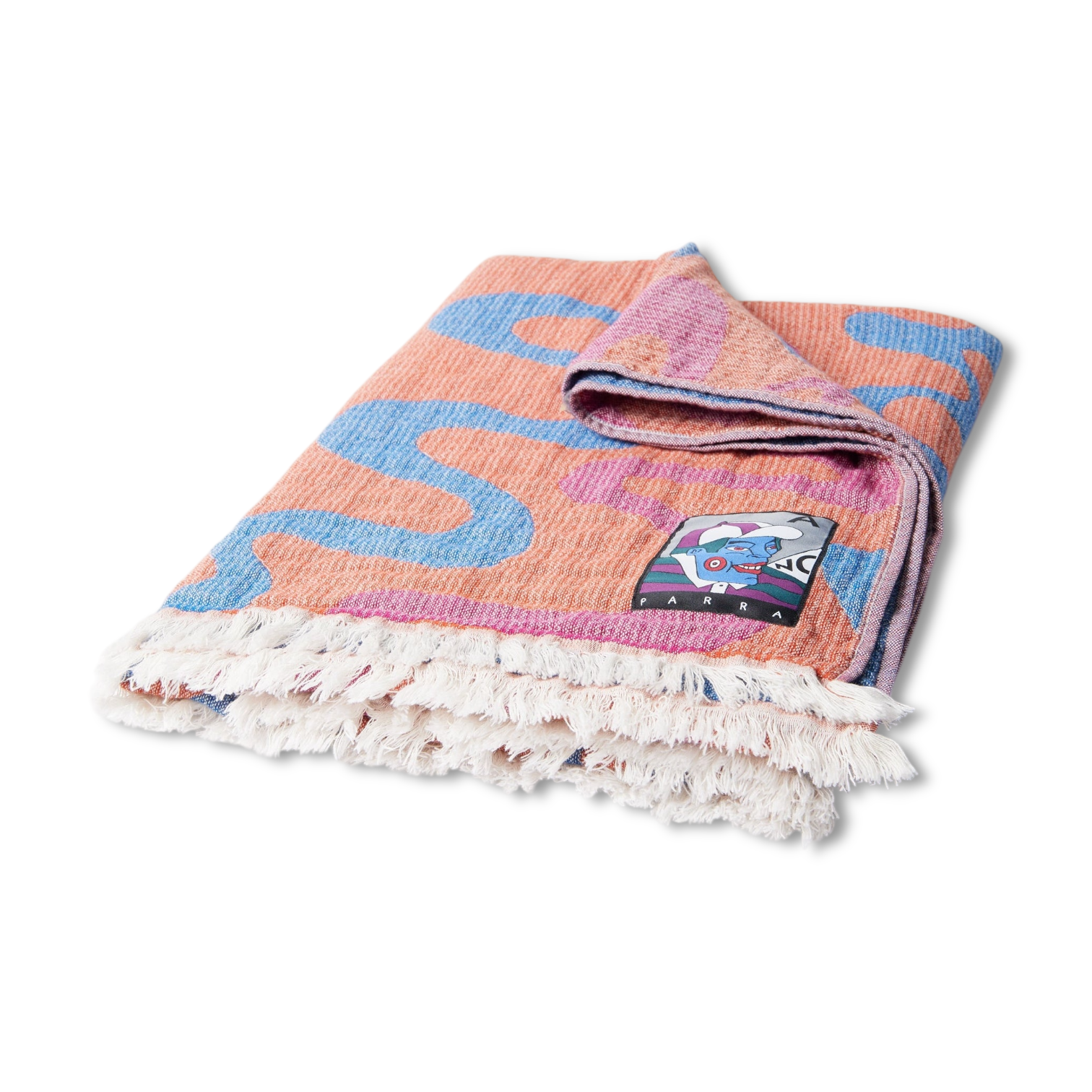 parra ByParra - Splashed hammam beach towel Orange
