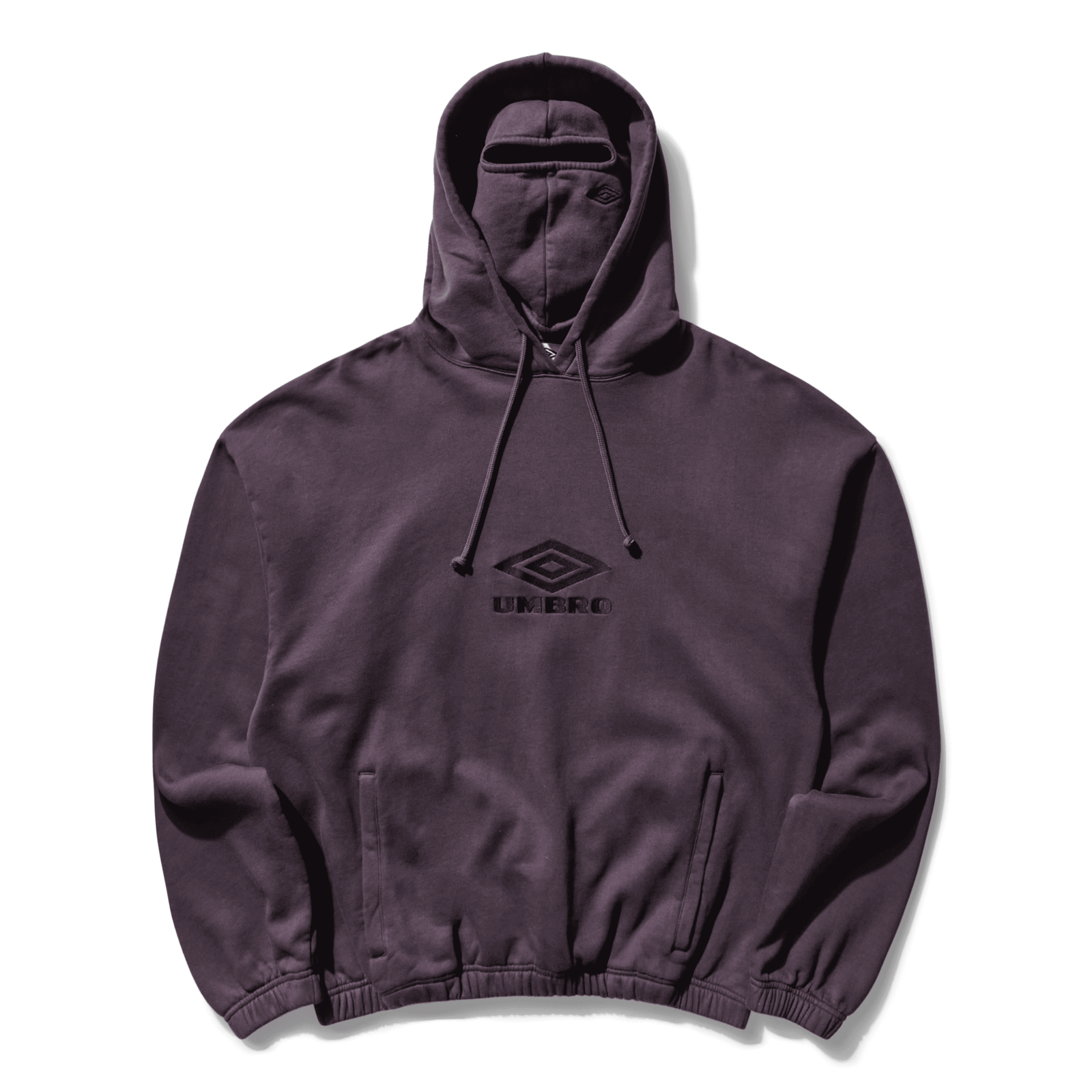 Slam Jam X Umbro - Logo Masked Hoodie Dark Purple