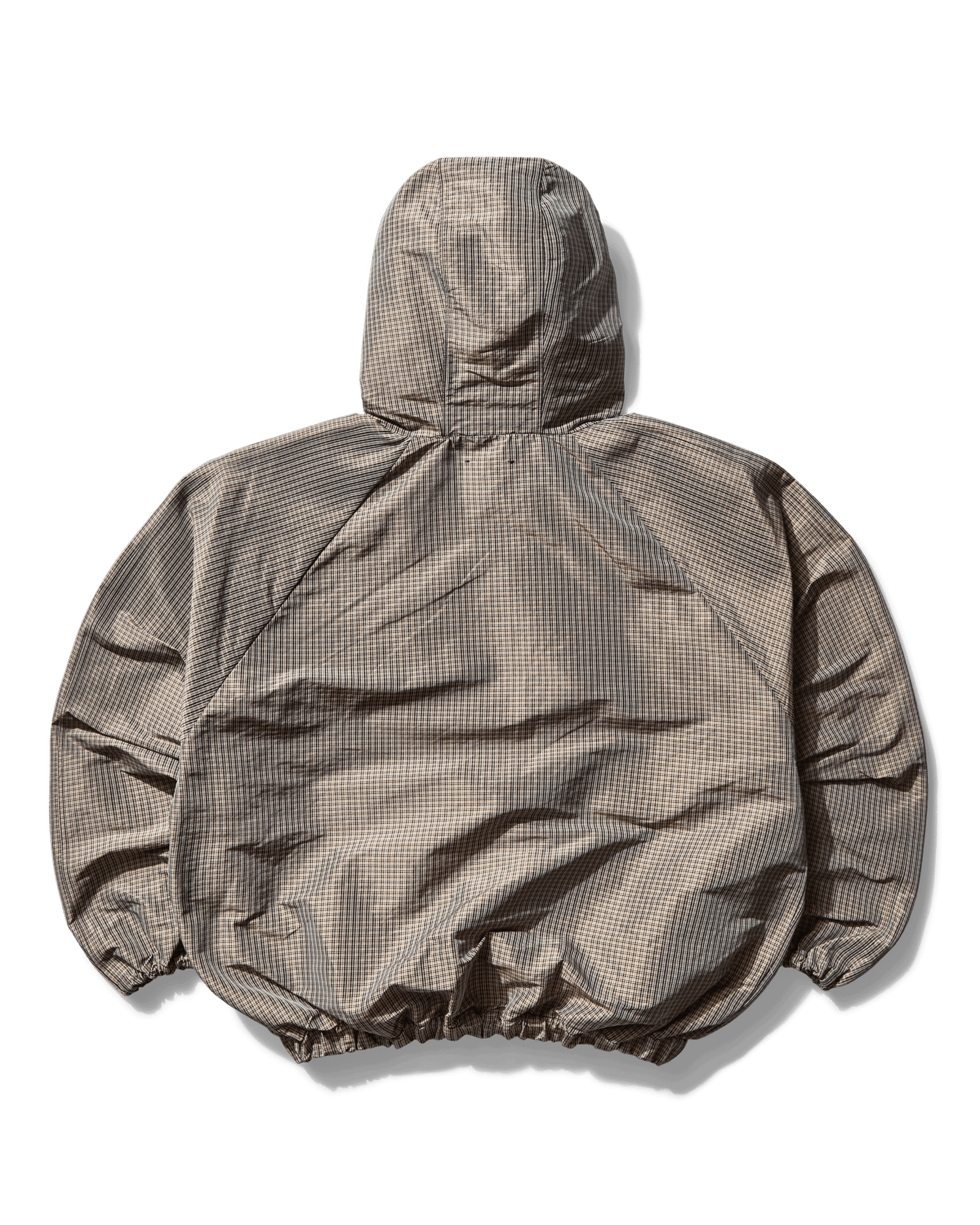Slam Jam X Umbro - Smock Check Anorak Beige / Black