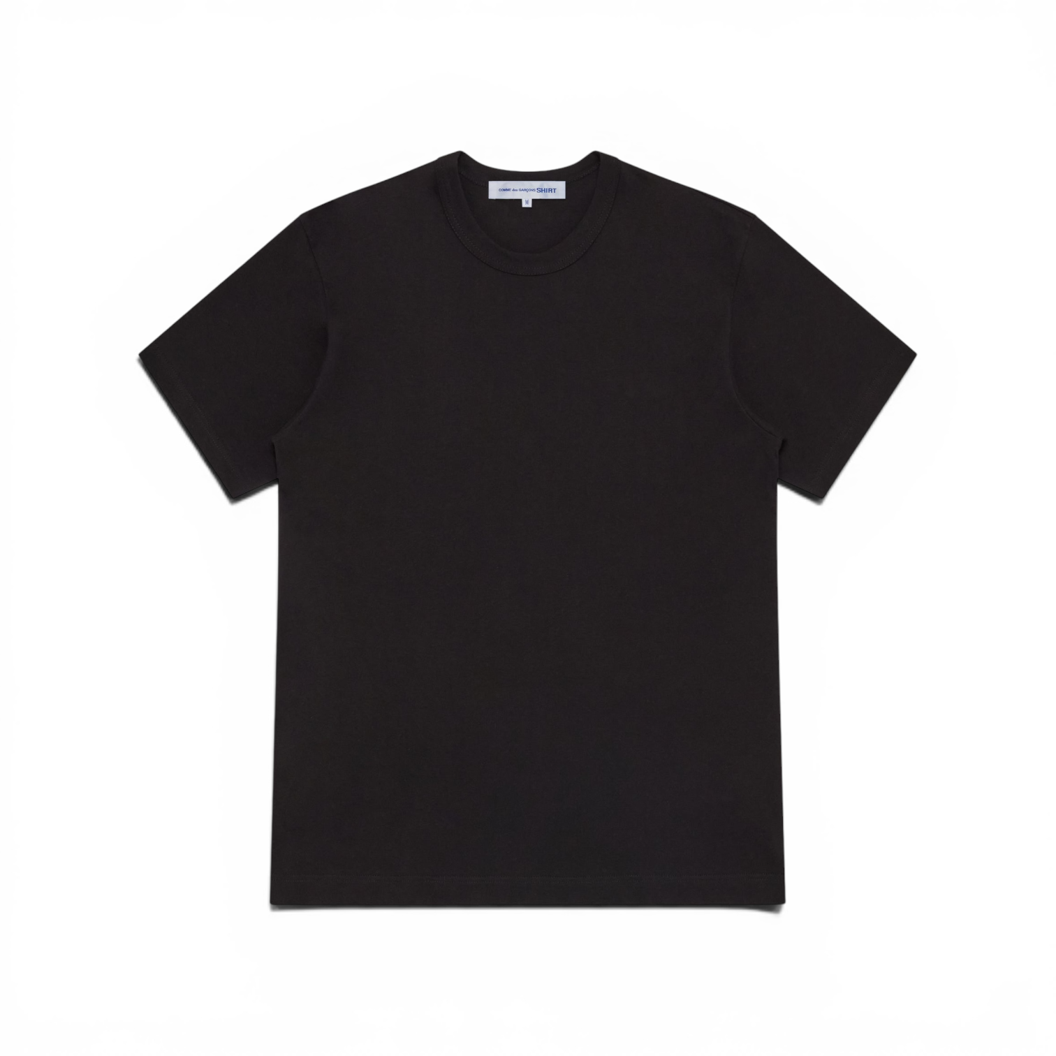 Comme Des Garçons Shirt - Neck Logo T-Shirt Black