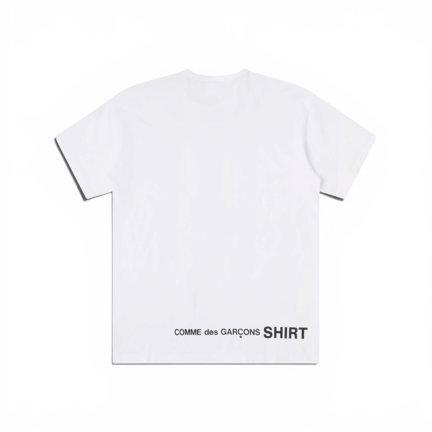 Comme Des Garçons Shirt - Back Logo T-Shirt Knit White