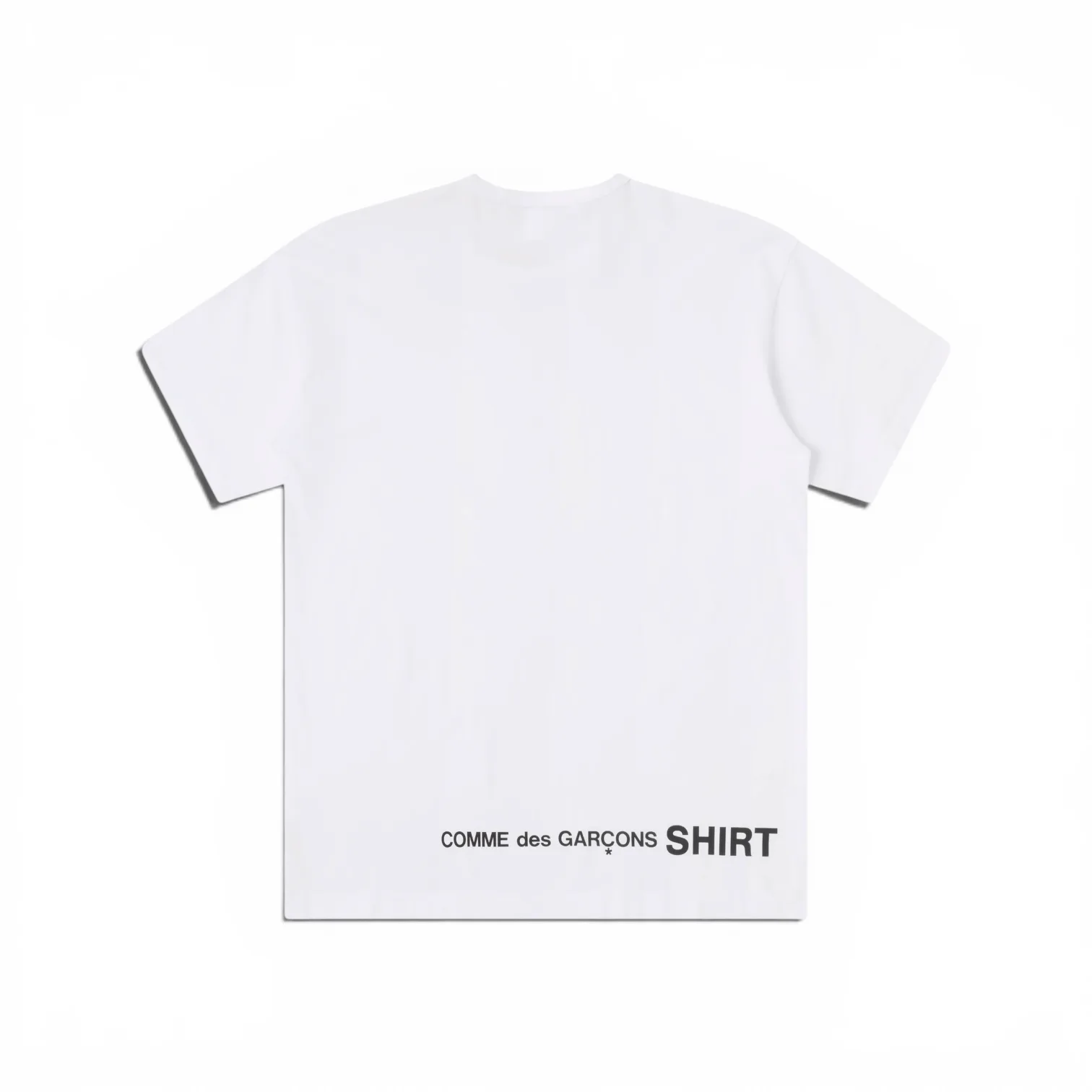Comme Des Garçons Shirt - Back Logo T-Shirt Knit White