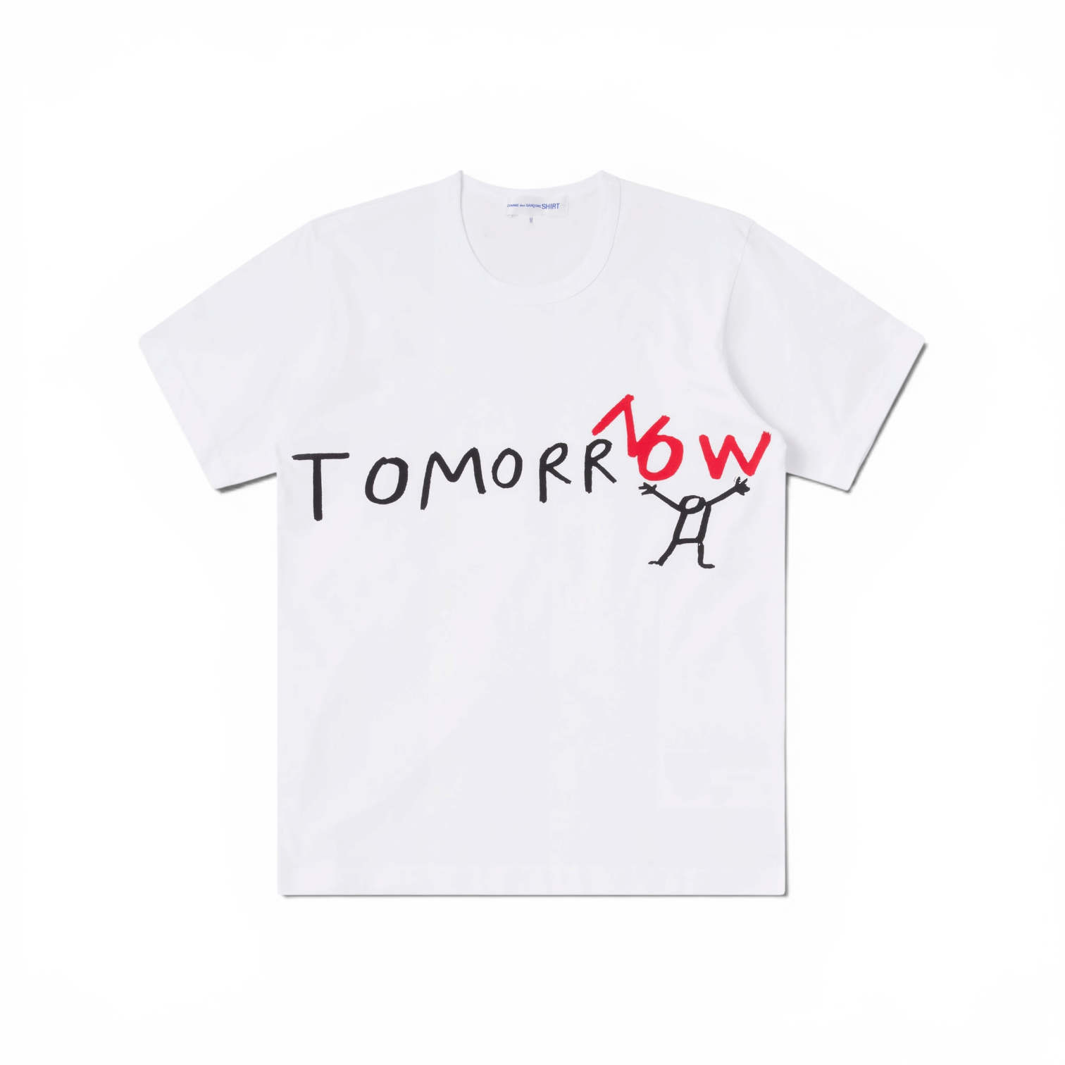 Comme Des Garçons Shirt - Tomorrnow T-Shirt White